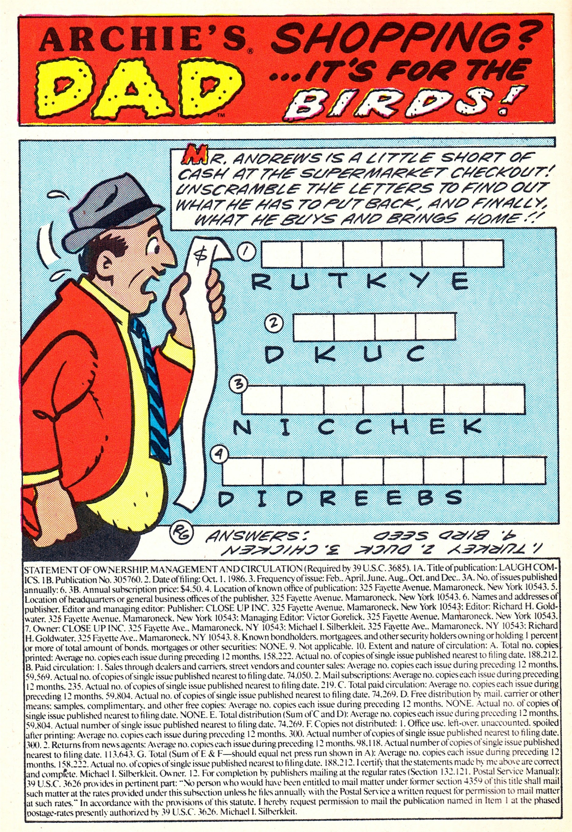 Read online Laugh (Comics) comic -  Issue #400 - 10