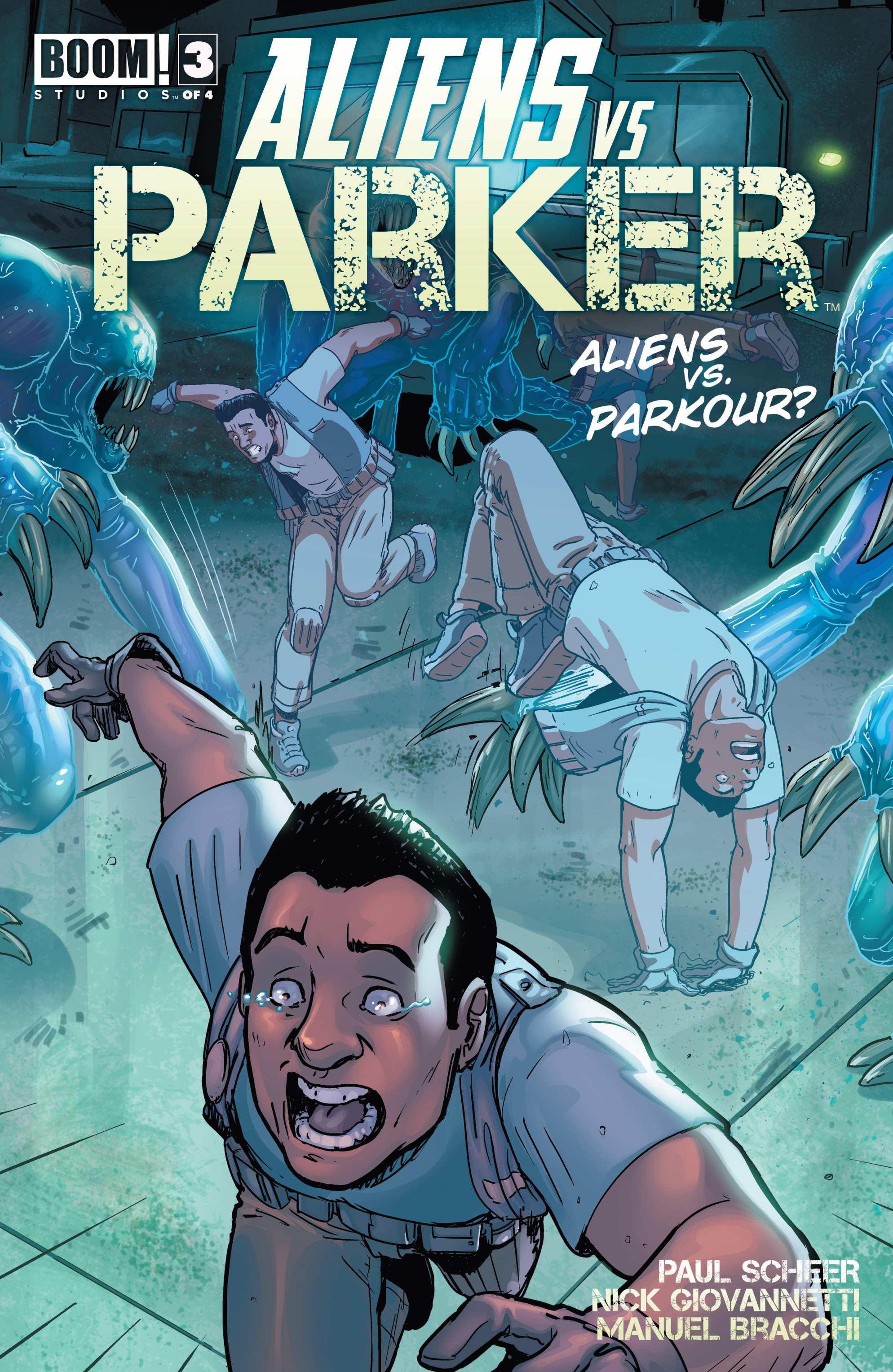 Read online Aliens vs. Parker comic -  Issue #3 - 1