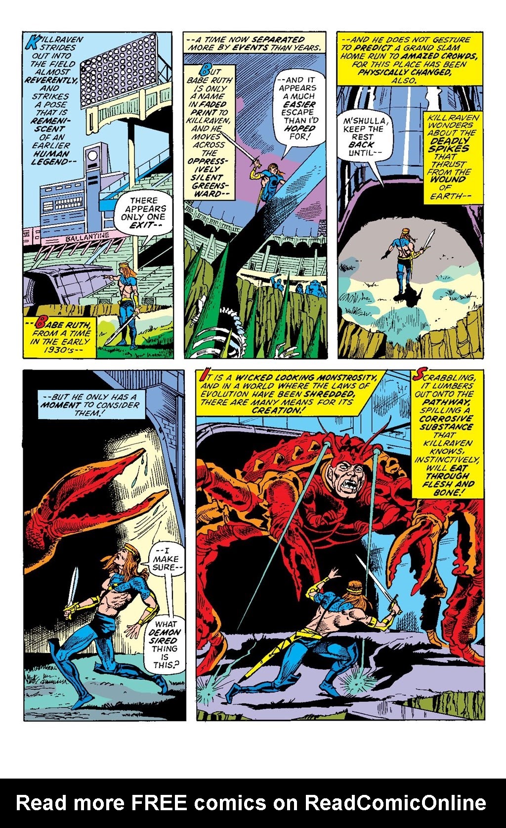 Read online Killraven Epic Collection: Warrior of the Worlds comic -  Issue # TPB (Part 1) - 80