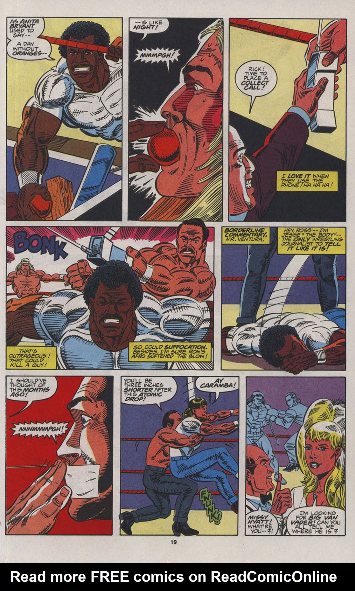 Read online WCW World Championship Wrestling comic -  Issue #12 - 21