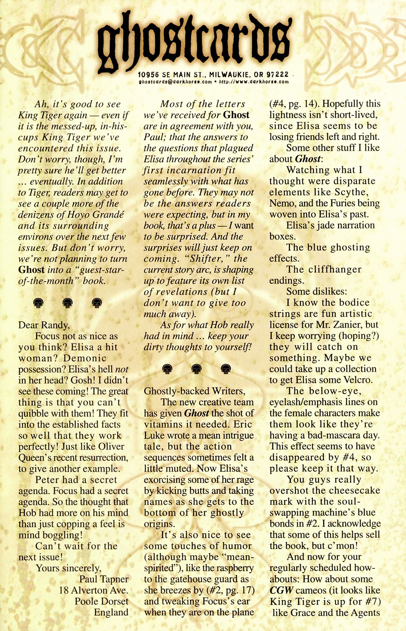 Read online Ghost (1998) comic -  Issue #7 - 24