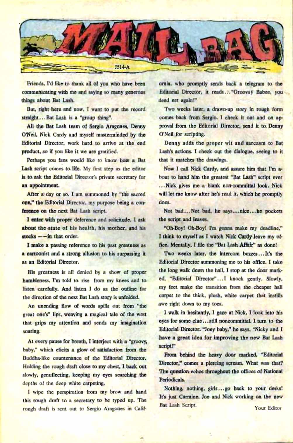Read online Bat Lash (1968) comic -  Issue #7 - 19
