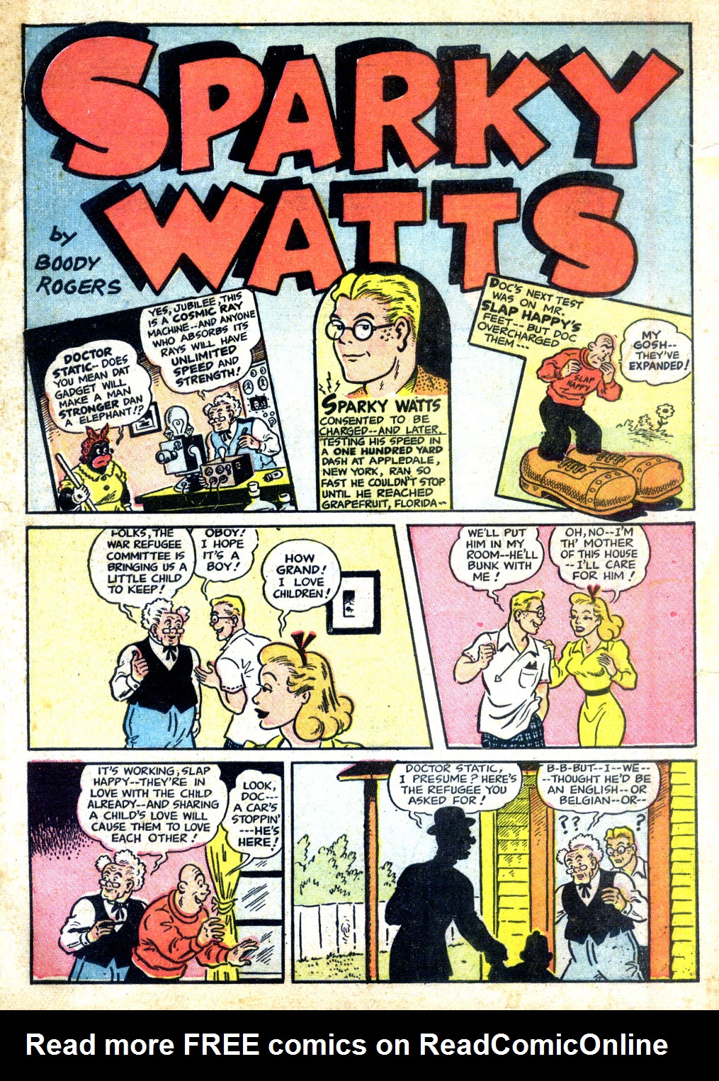 Read online Sparky Watts comic -  Issue #2 - 3