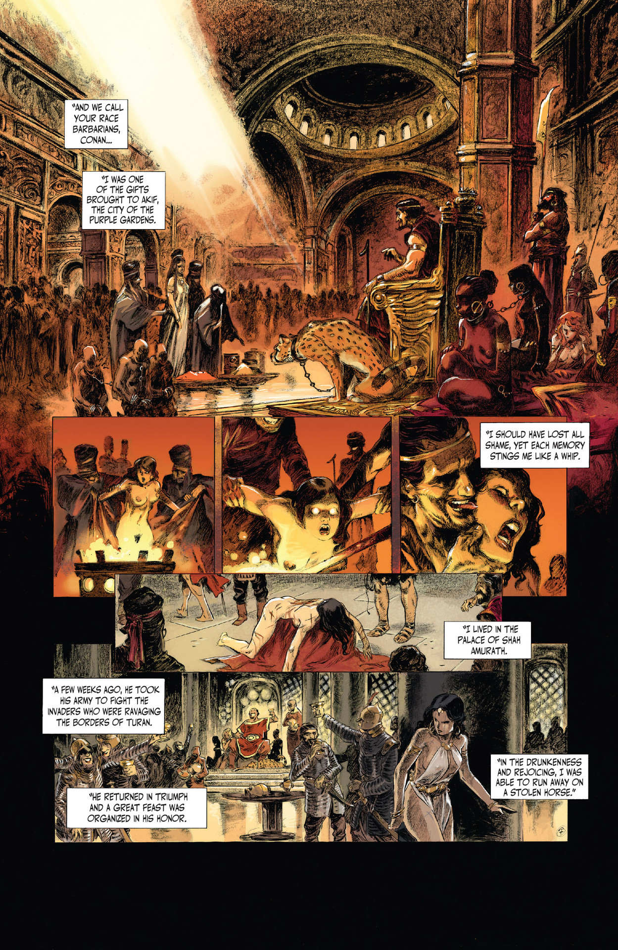 Read online The Cimmerian comic -  Issue # TPB 3 - 12