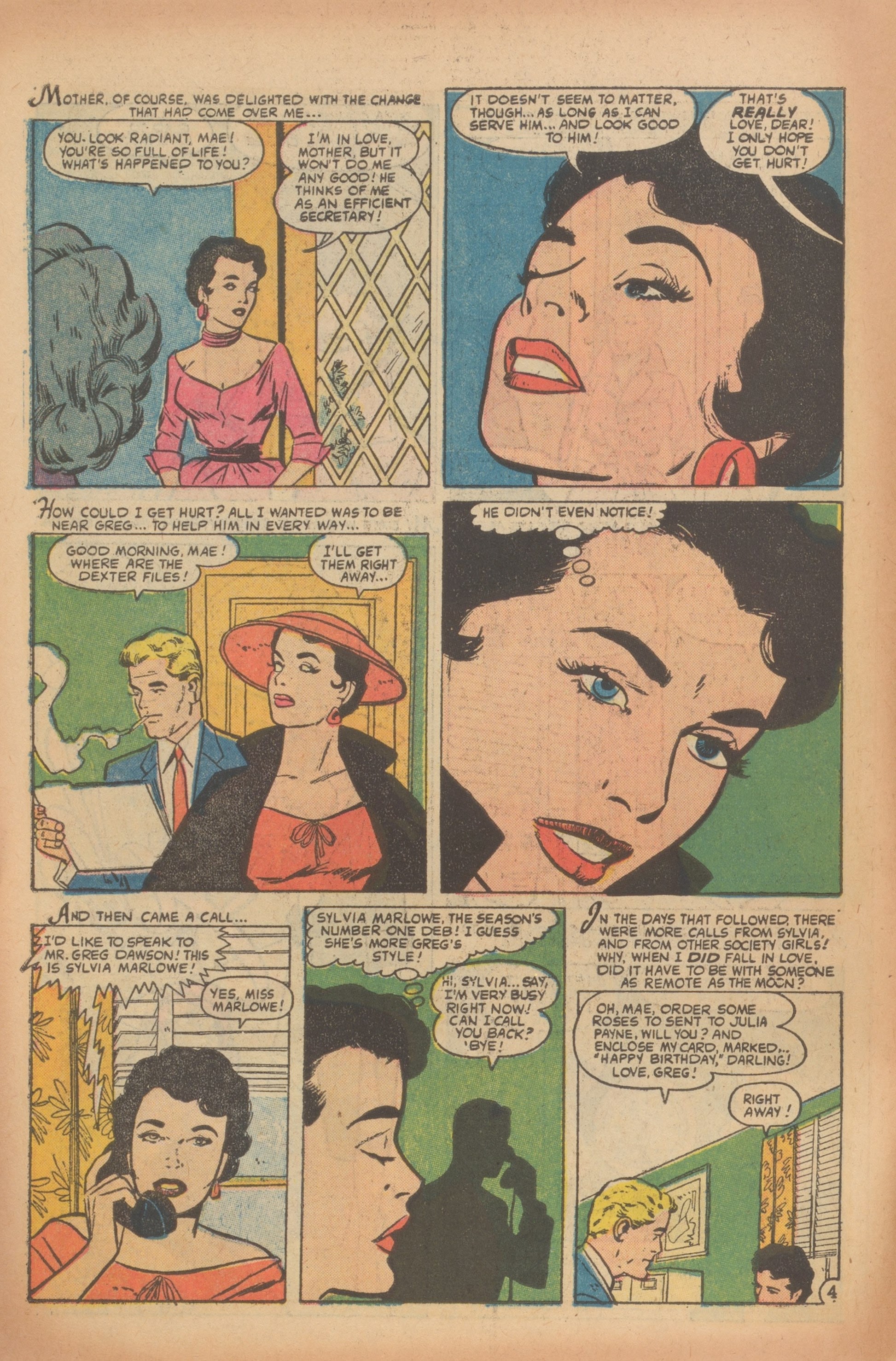 Read online Love Romances comic -  Issue #59 - 6