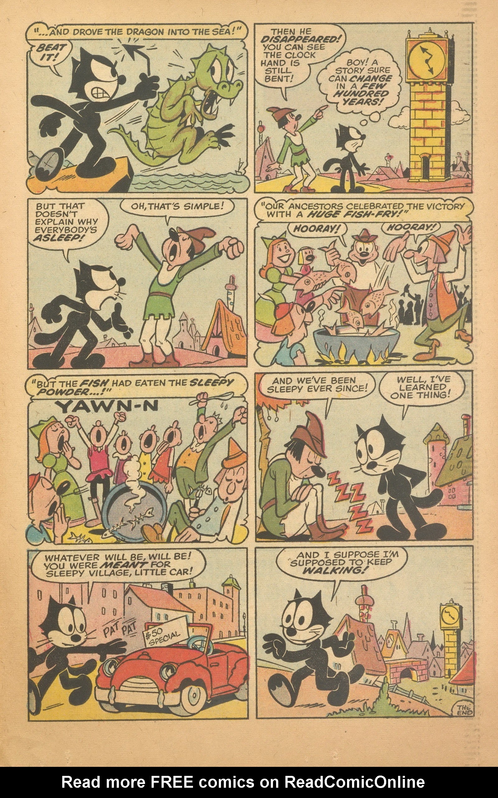 Read online Felix the Cat (1955) comic -  Issue #95 - 25