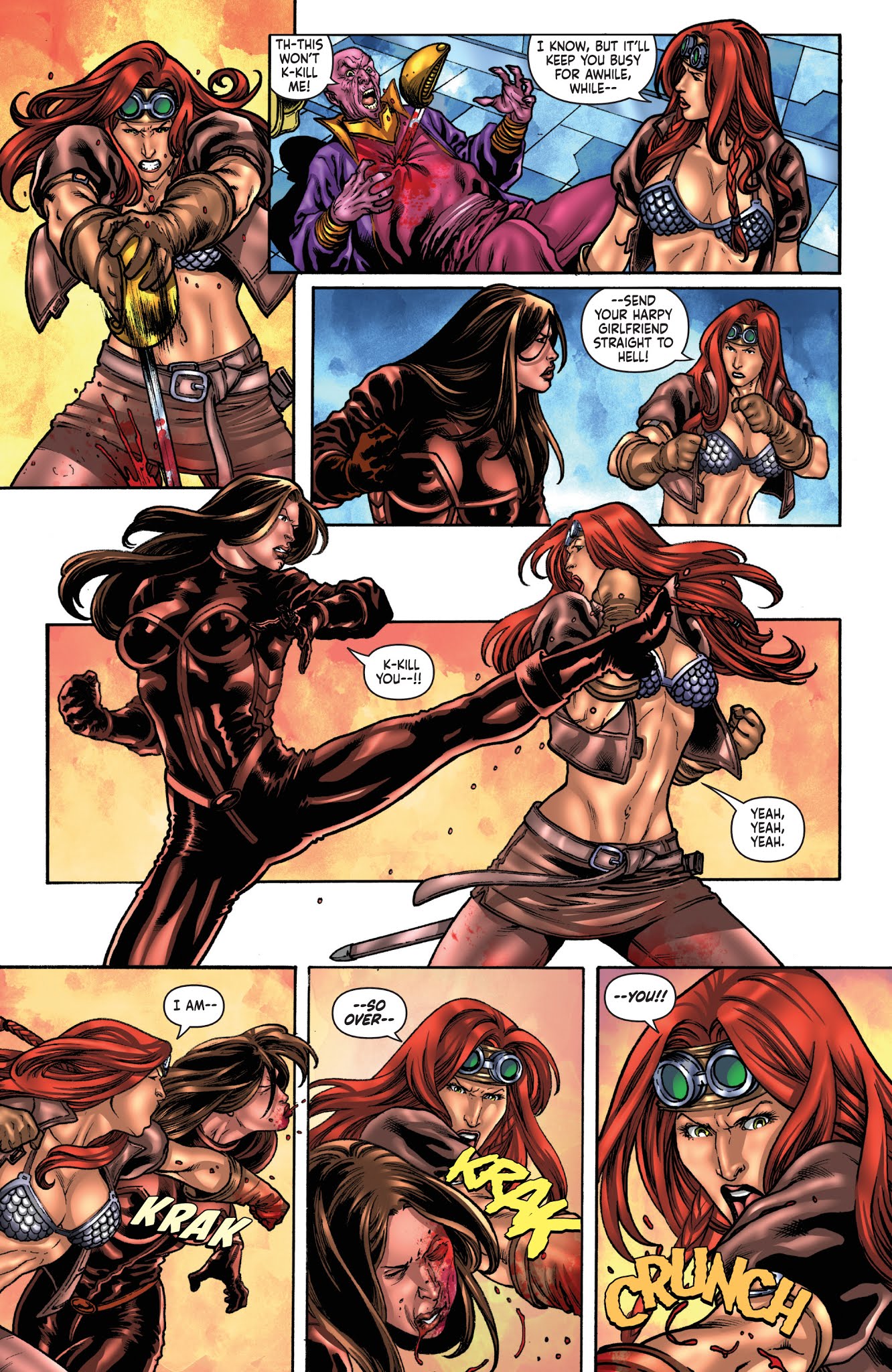 Read online Legenderry Red Sonja comic -  Issue # _TPB - 107