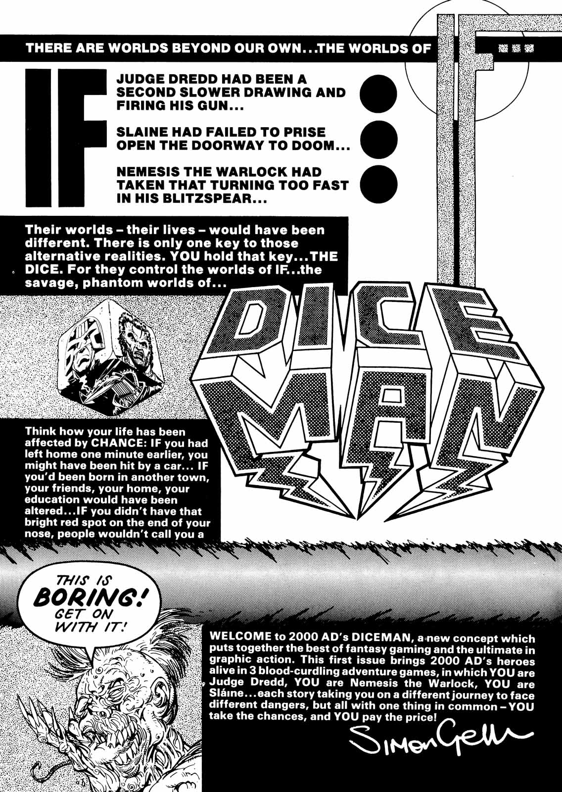 Read online Diceman comic -  Issue #1 - 2