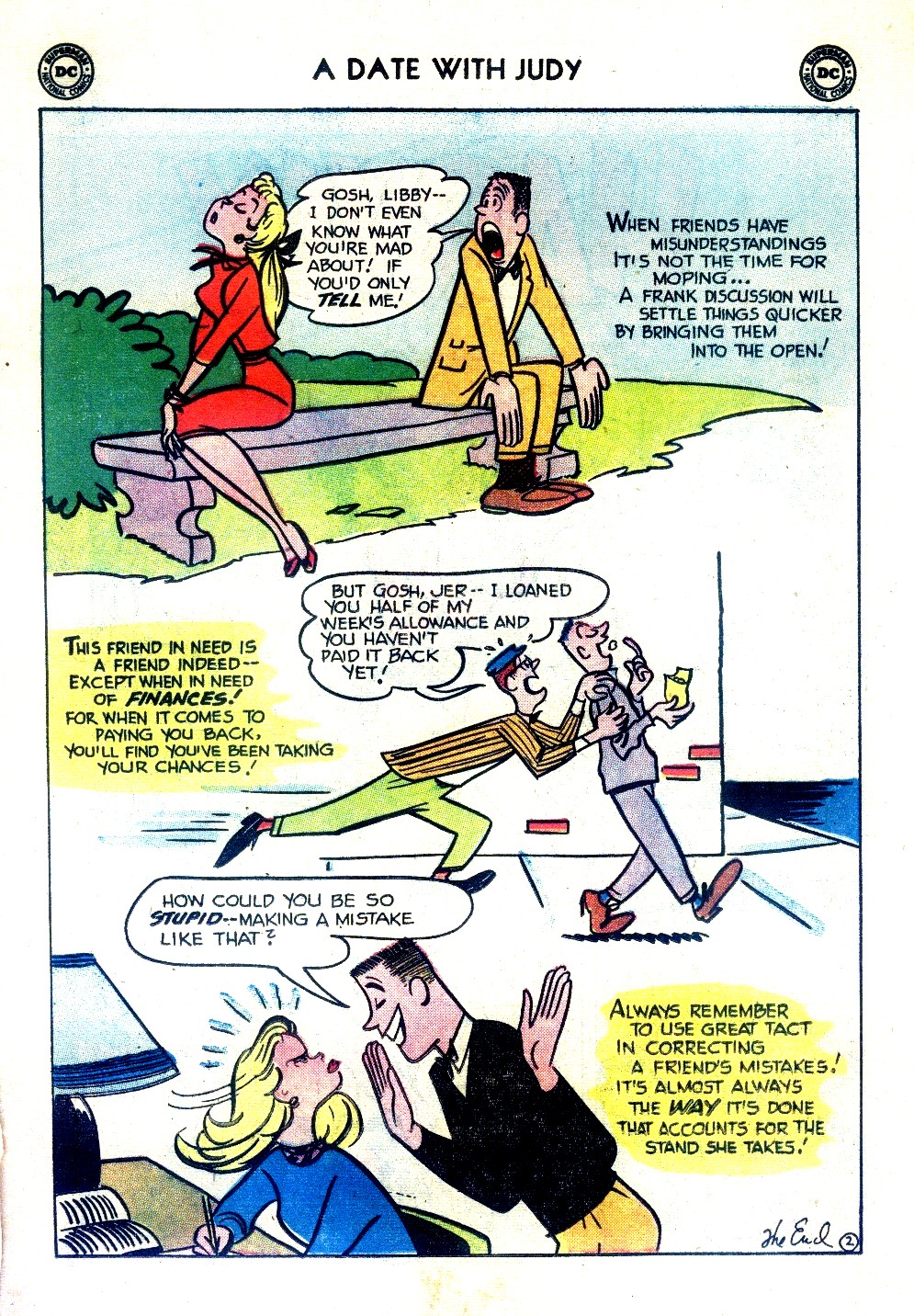 Read online A Date with Judy comic -  Issue #59 - 17