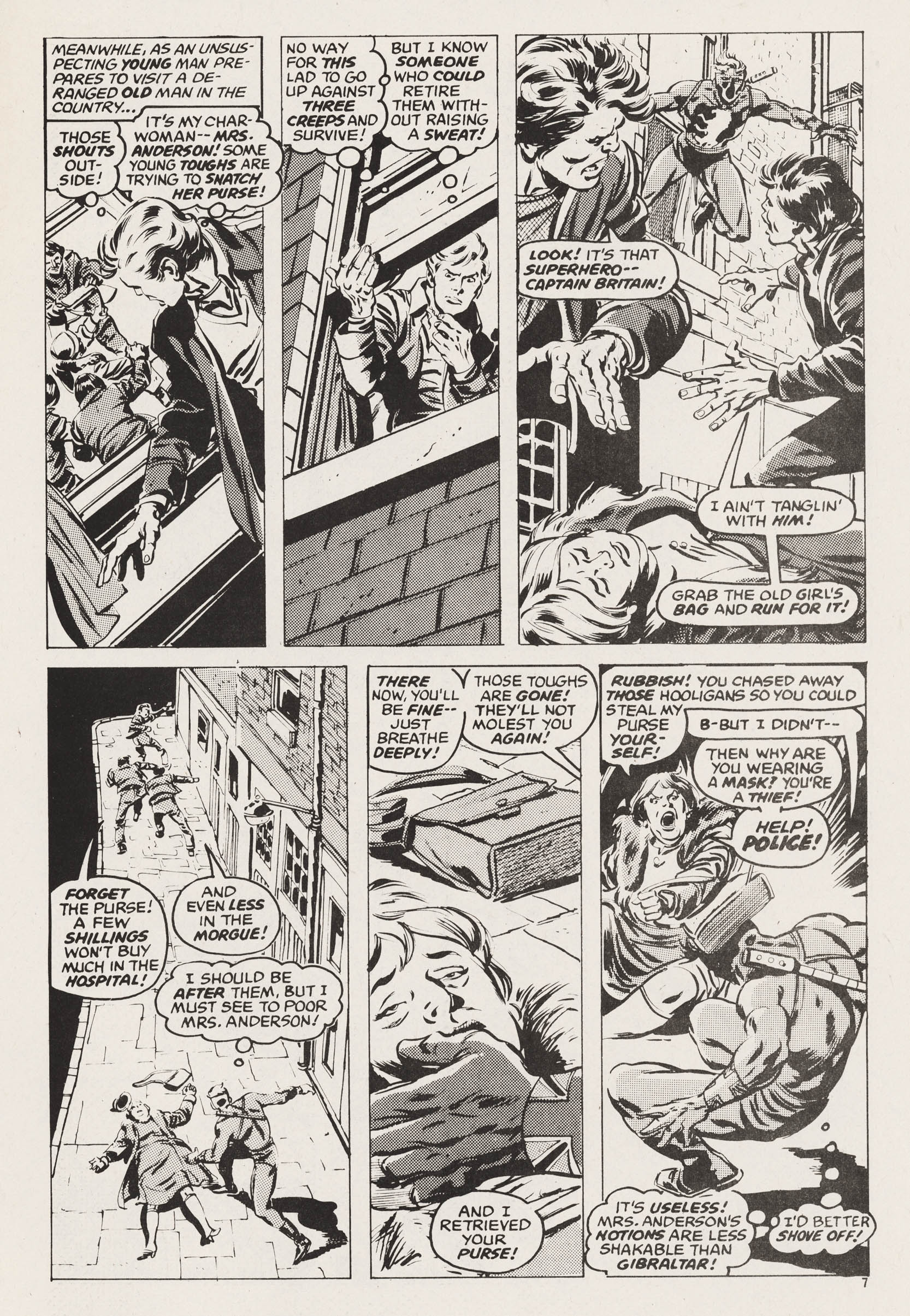 Read online Captain Britain (1976) comic -  Issue #28 - 7