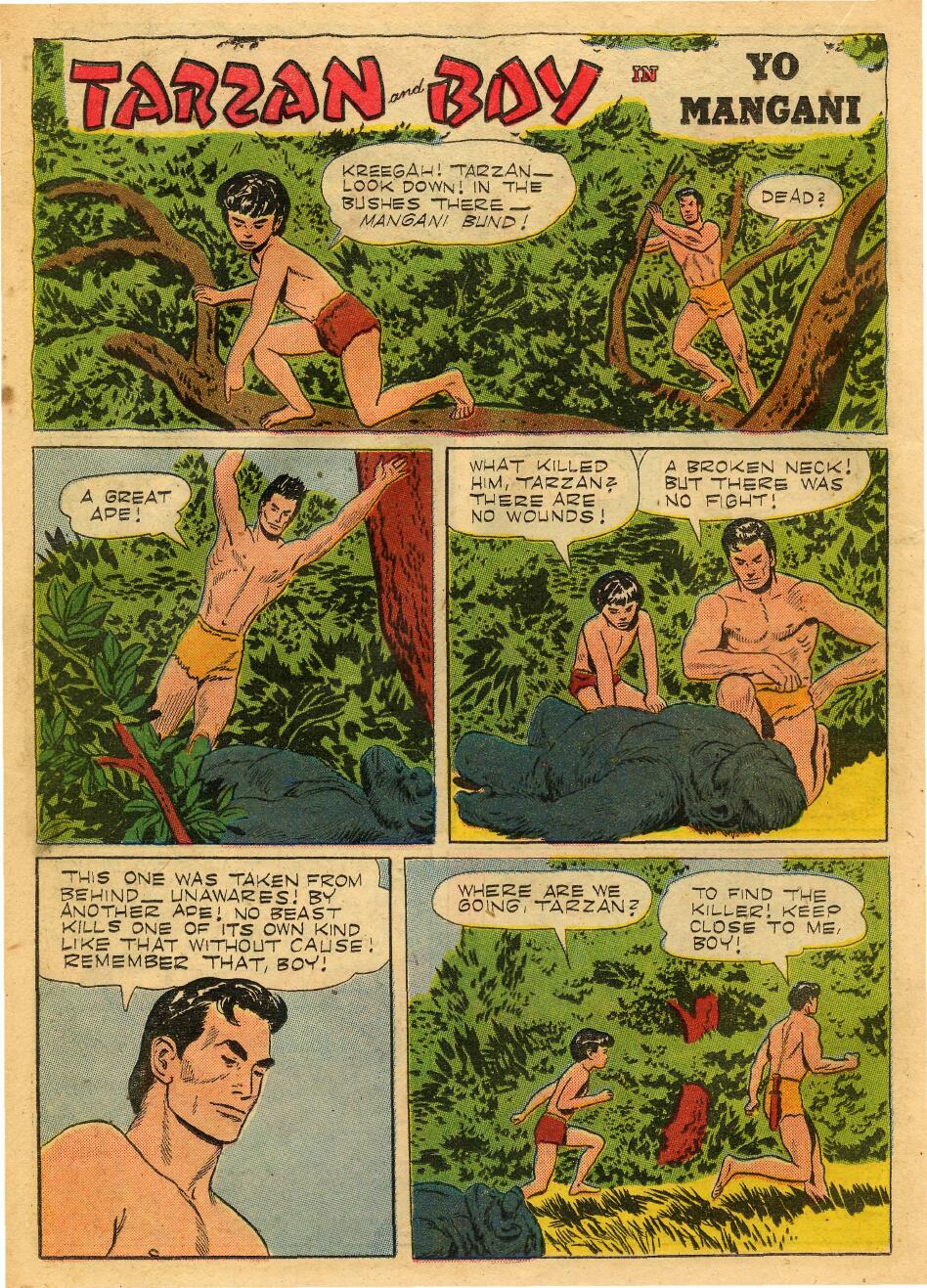 Read online Tarzan (1948) comic -  Issue #66 - 18