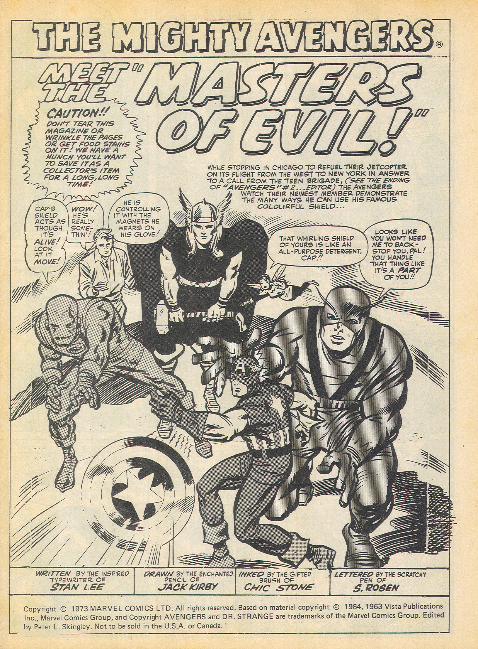 Read online The Avengers (1973) comic -  Issue #3 - 3