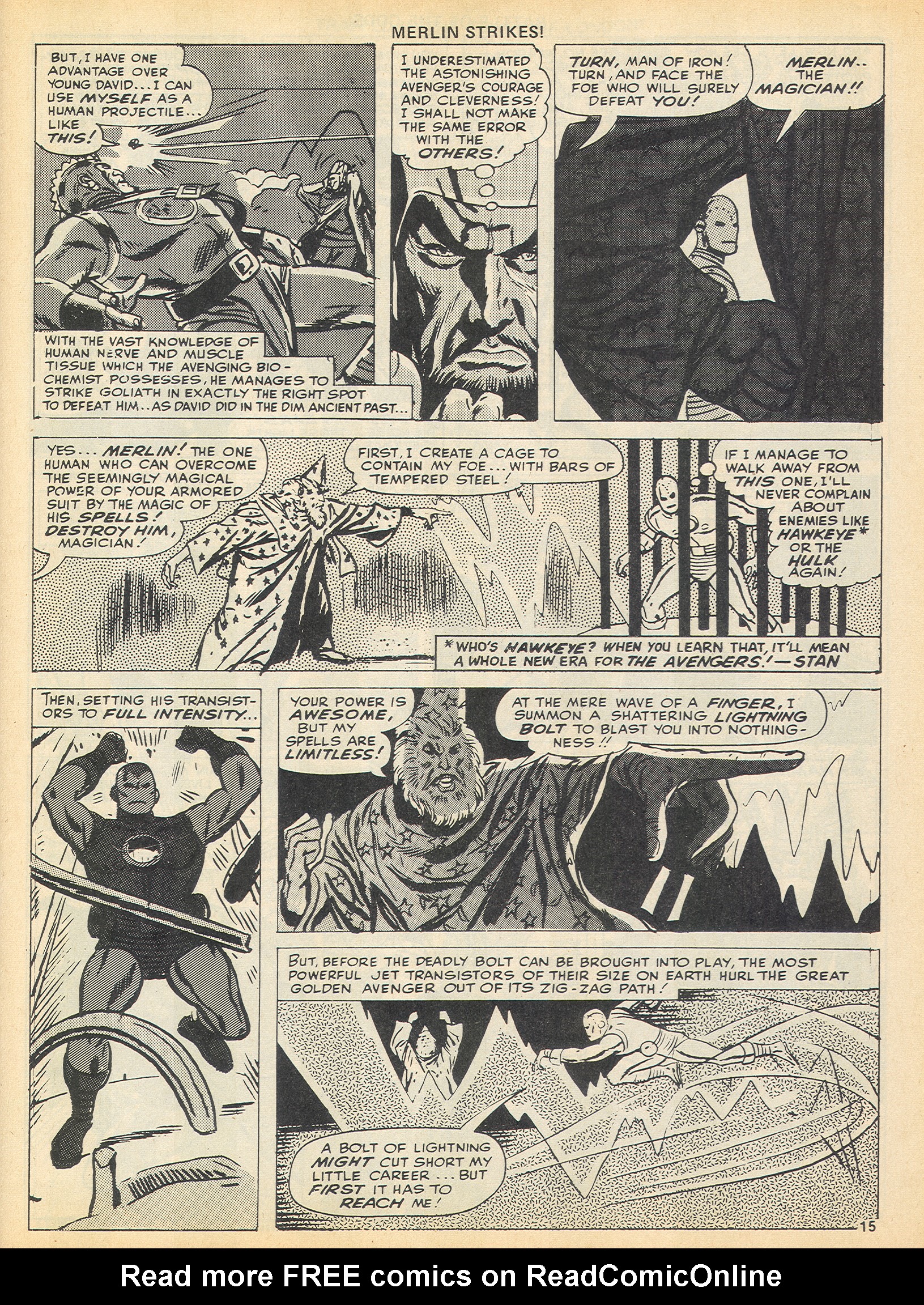 Read online The Avengers (1973) comic -  Issue #7 - 15