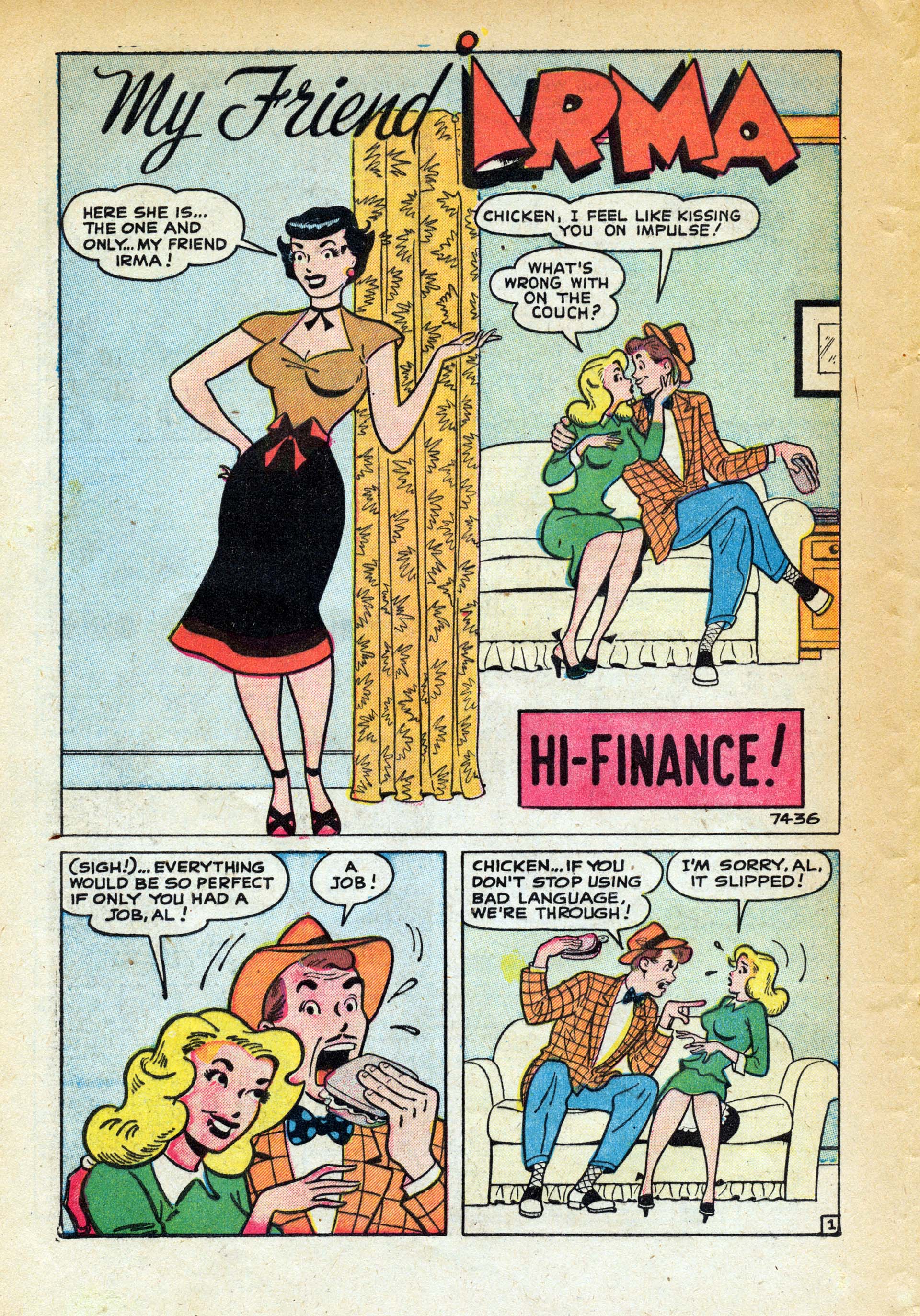 Read online My Friend Irma comic -  Issue #3 - 40