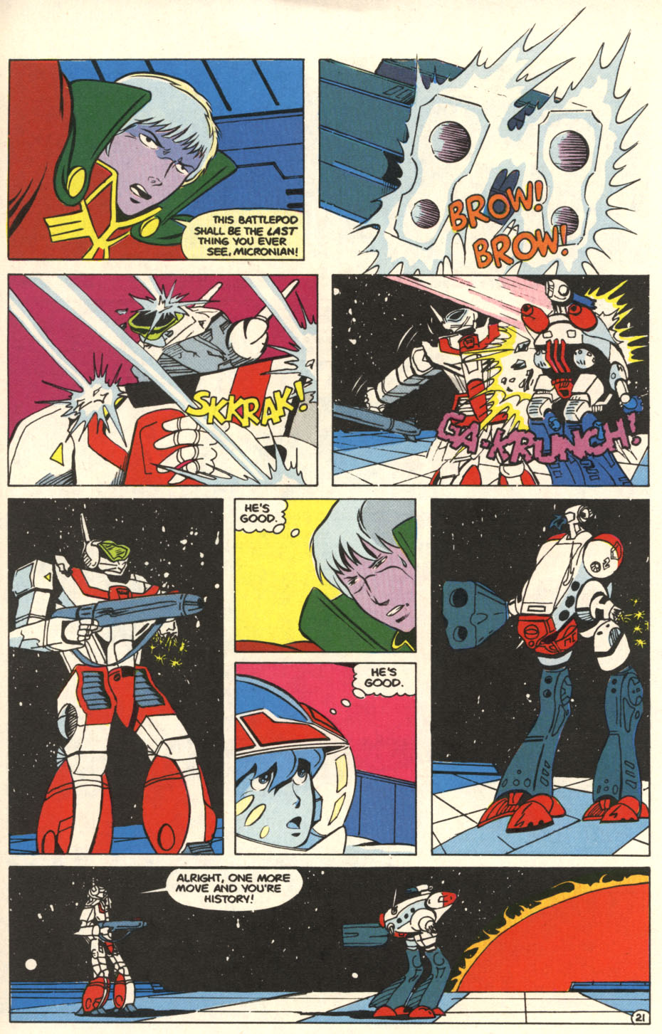 Read online Robotech The Macross Saga comic -  Issue #8 - 21