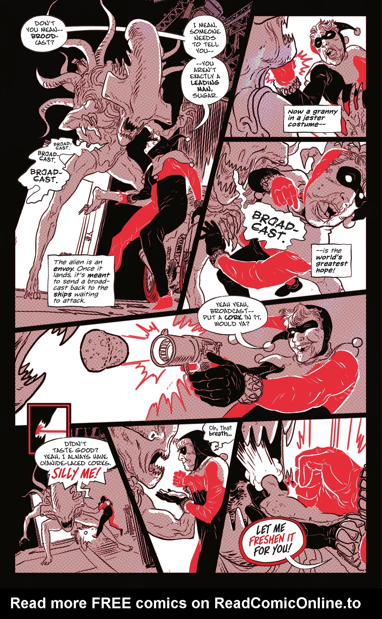 Read online Harley Quinn: Black   White   Redder comic -  Issue #4 - 32