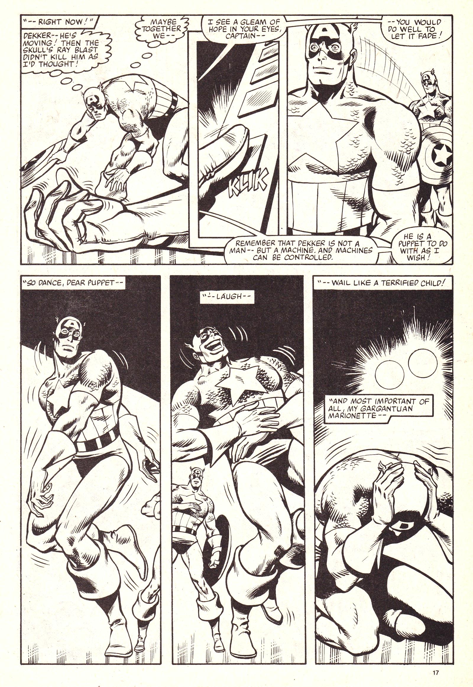 Read online Captain America (1981) comic -  Issue #38 - 17