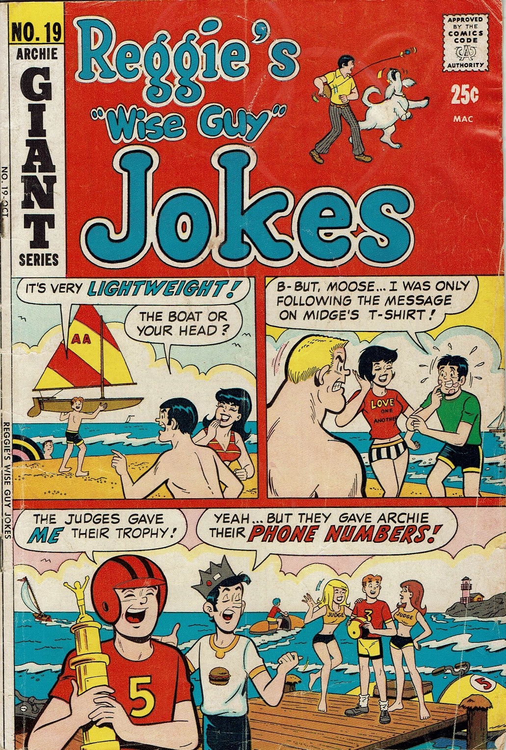 Read online Reggie's Wise Guy Jokes comic -  Issue #19 - 1