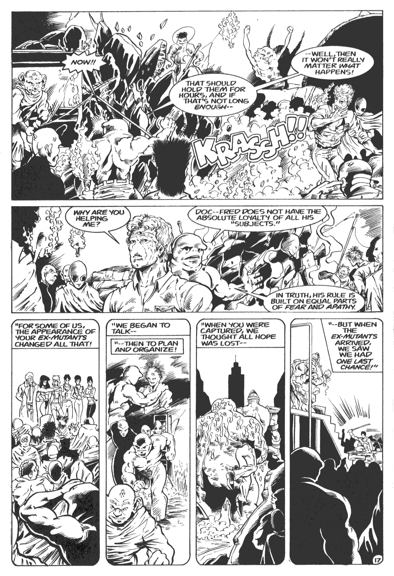 Read online Ex-Mutants (1986) comic -  Issue #4 - 19
