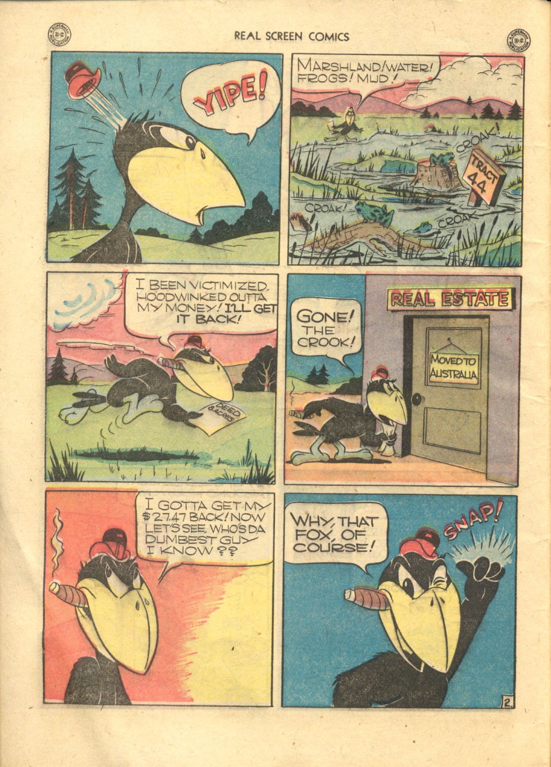 Read online Real Screen Comics comic -  Issue #19 - 4