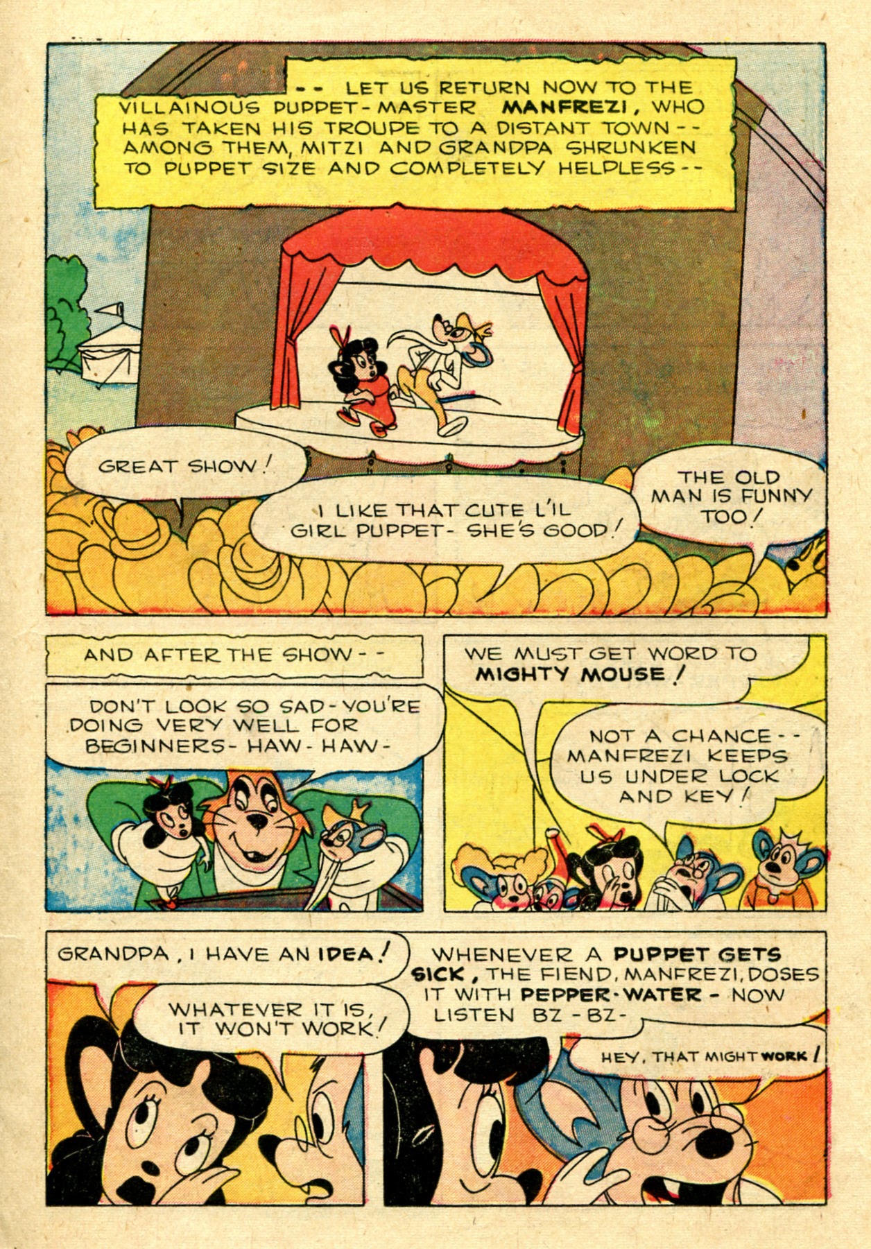 Read online Paul Terry's Mighty Mouse Comics comic -  Issue #50 - 11