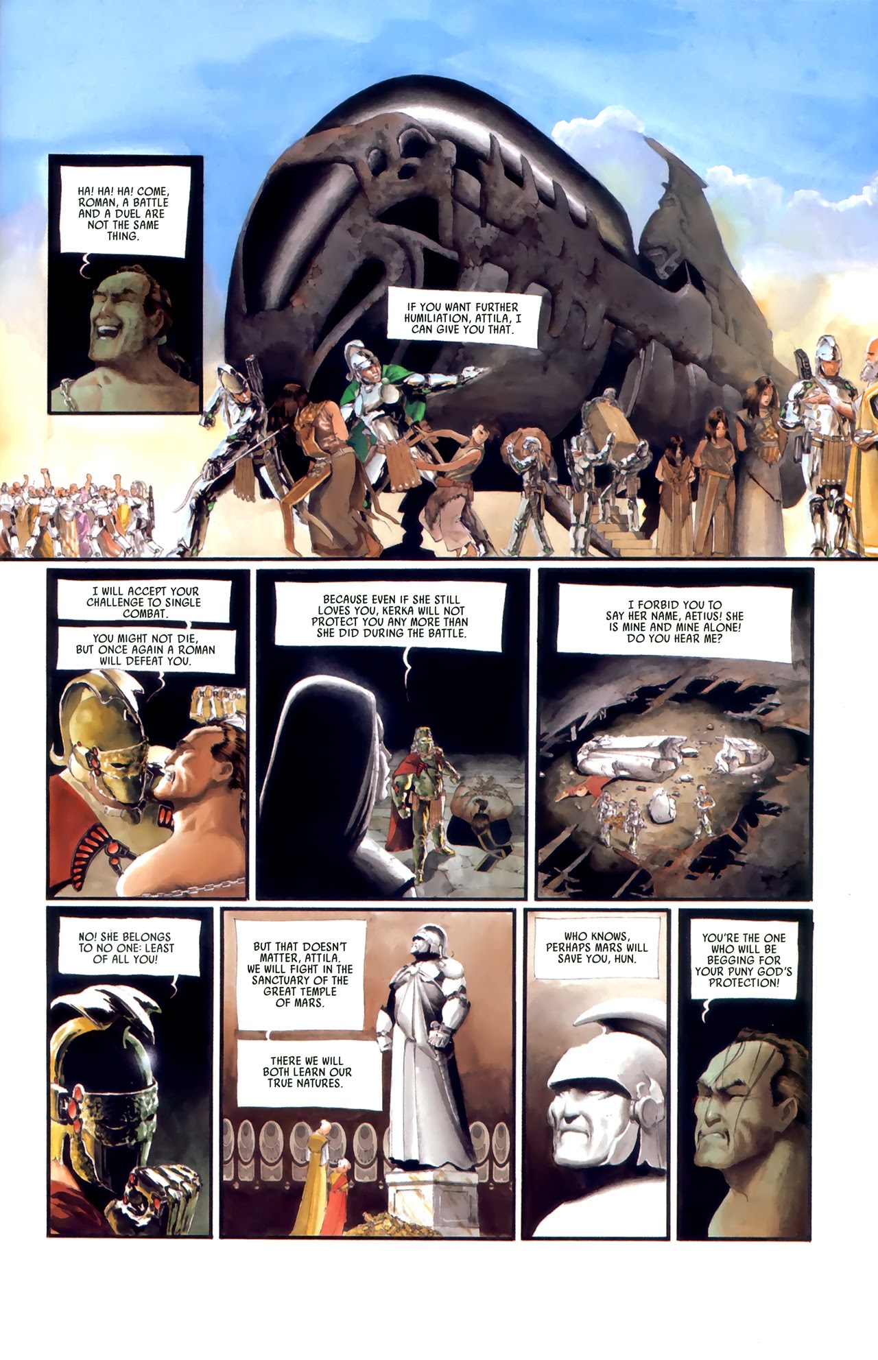 Read online Scourge Of The Gods: The Fall comic -  Issue #1 - 43