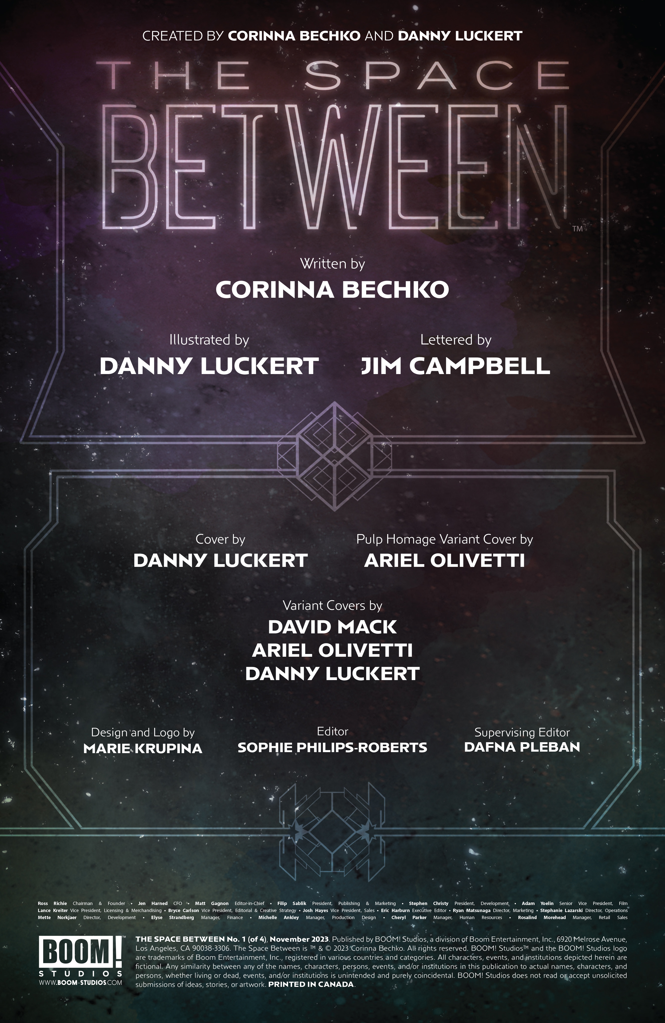 Read online The Space Between comic -  Issue #1 - 2