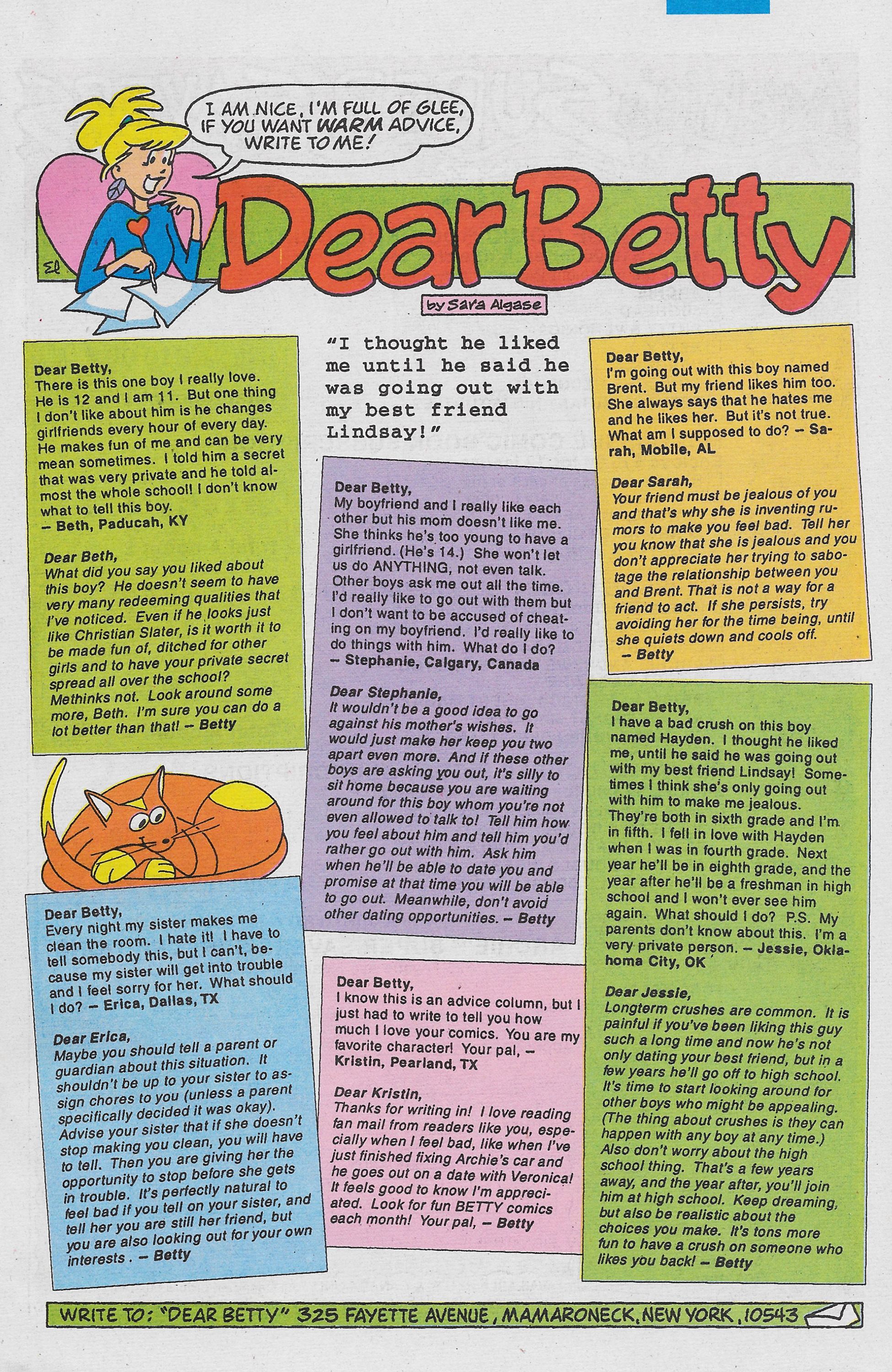Read online Betty comic -  Issue #20 - 27