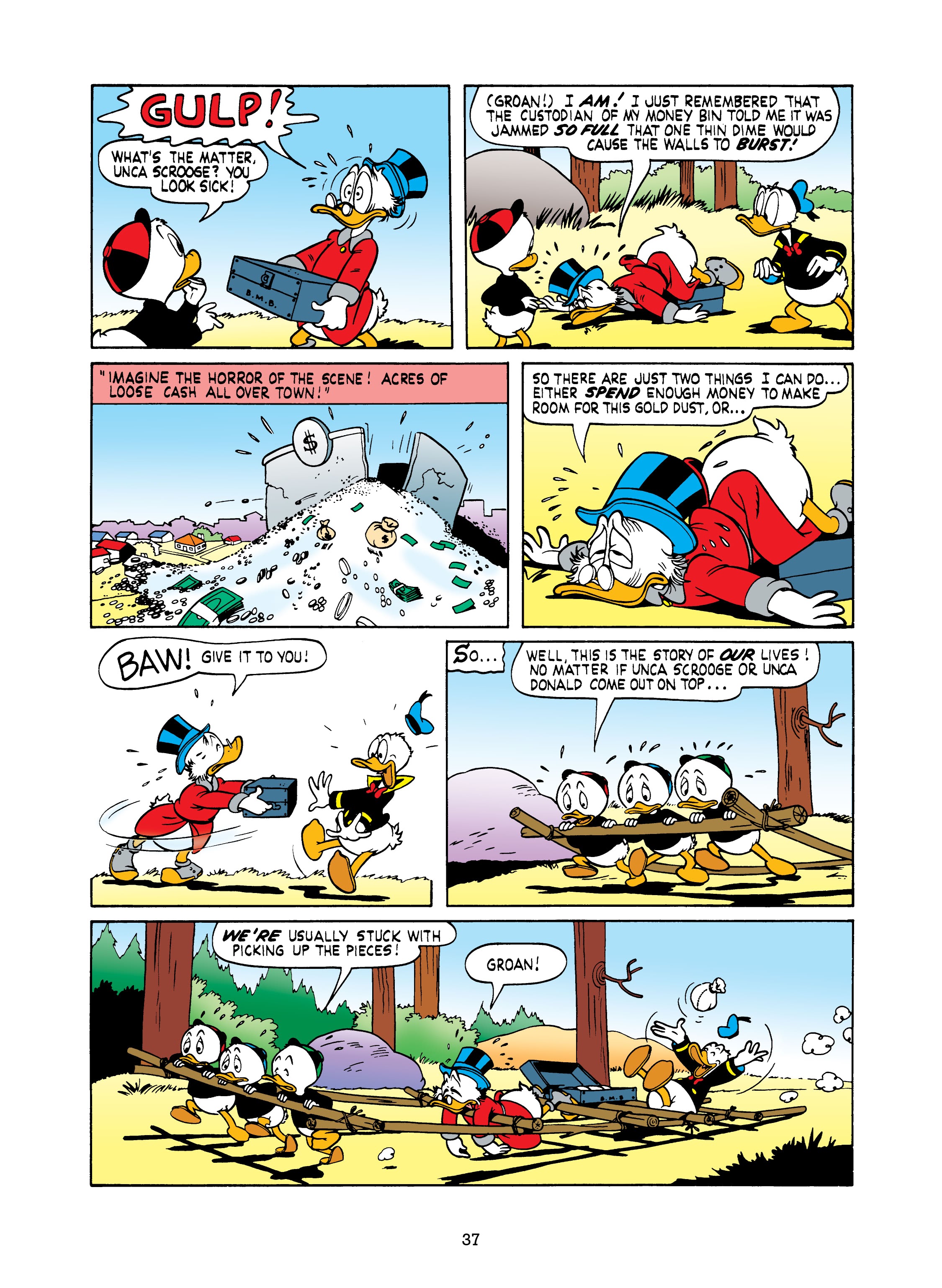 Read online Walt Disney's Uncle Scrooge & Donald Duck: Bear Mountain Tales comic -  Issue # TPB (Part 1) - 37
