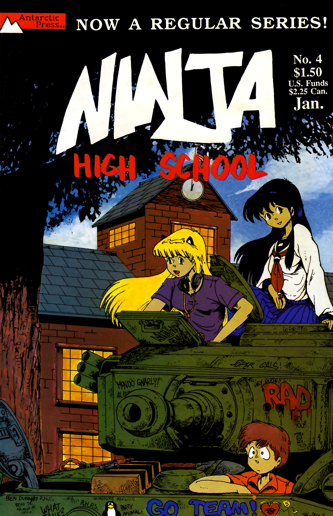 Read online Ninja High School (1986) comic -  Issue #4 - 1