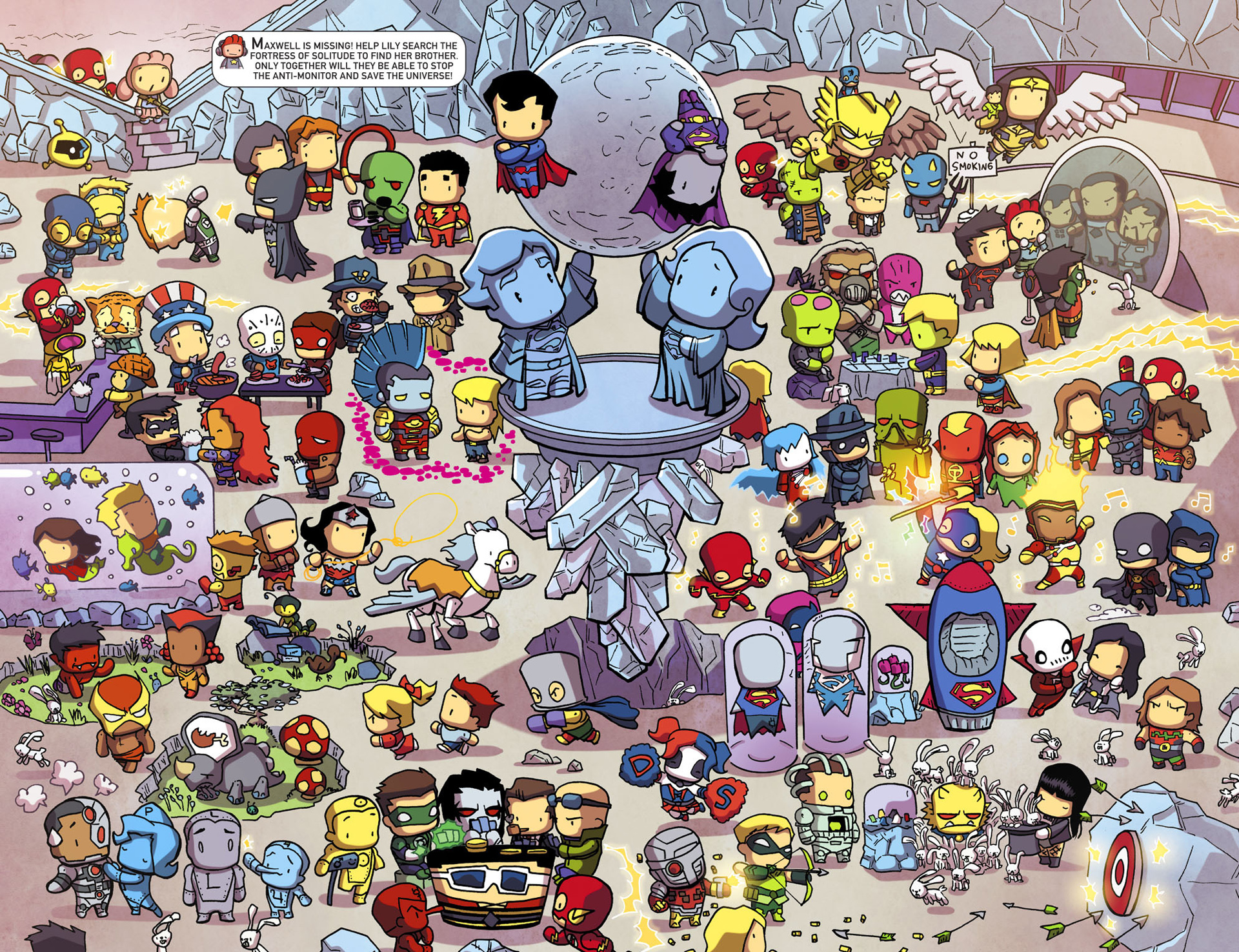 Read online Scribblenauts Unmasked: A Crisis of Imagination comic -  Issue #12 - 9