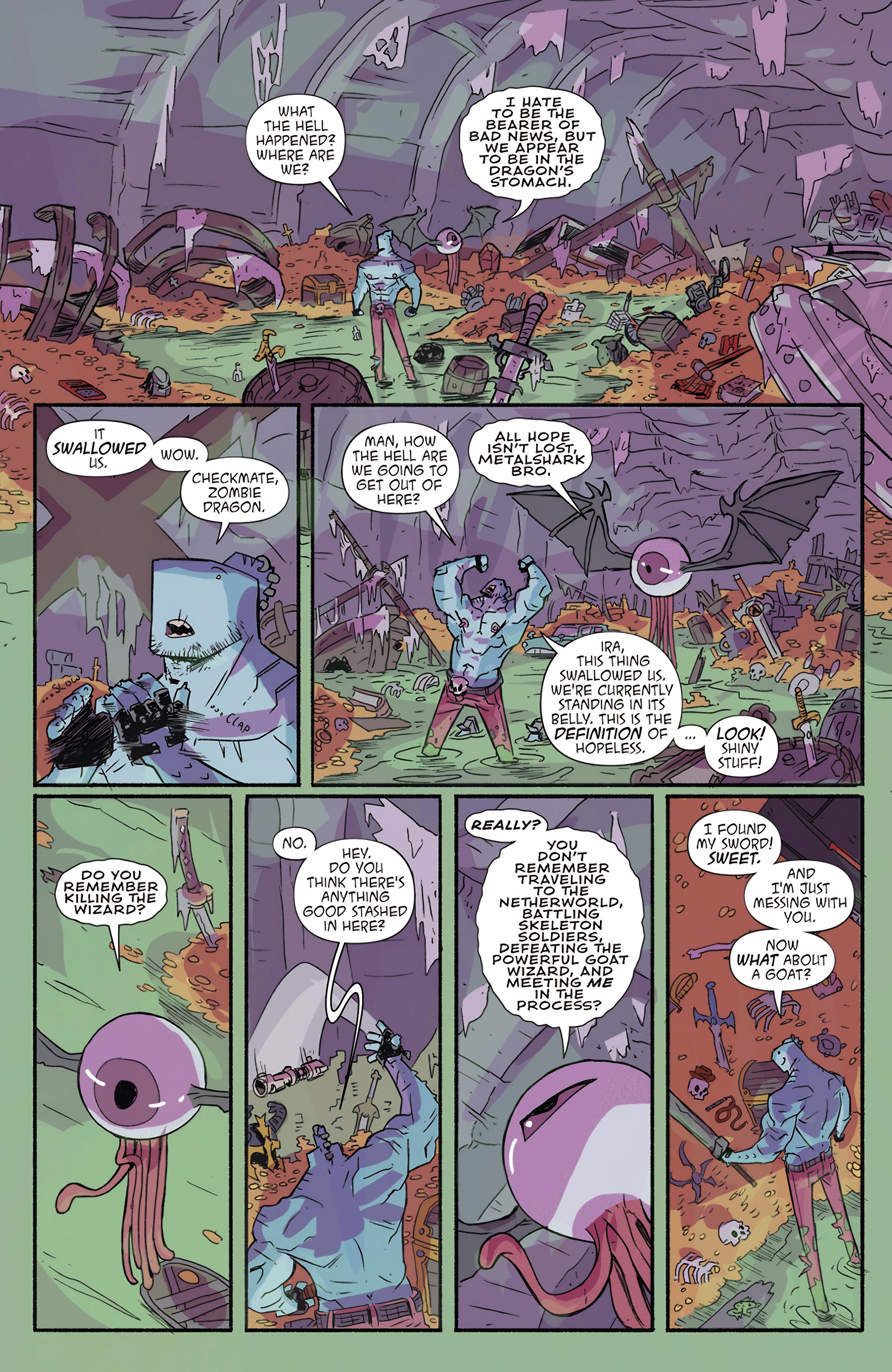 Read online Metalshark Bro: What the Fin? comic -  Issue # TPB - 64