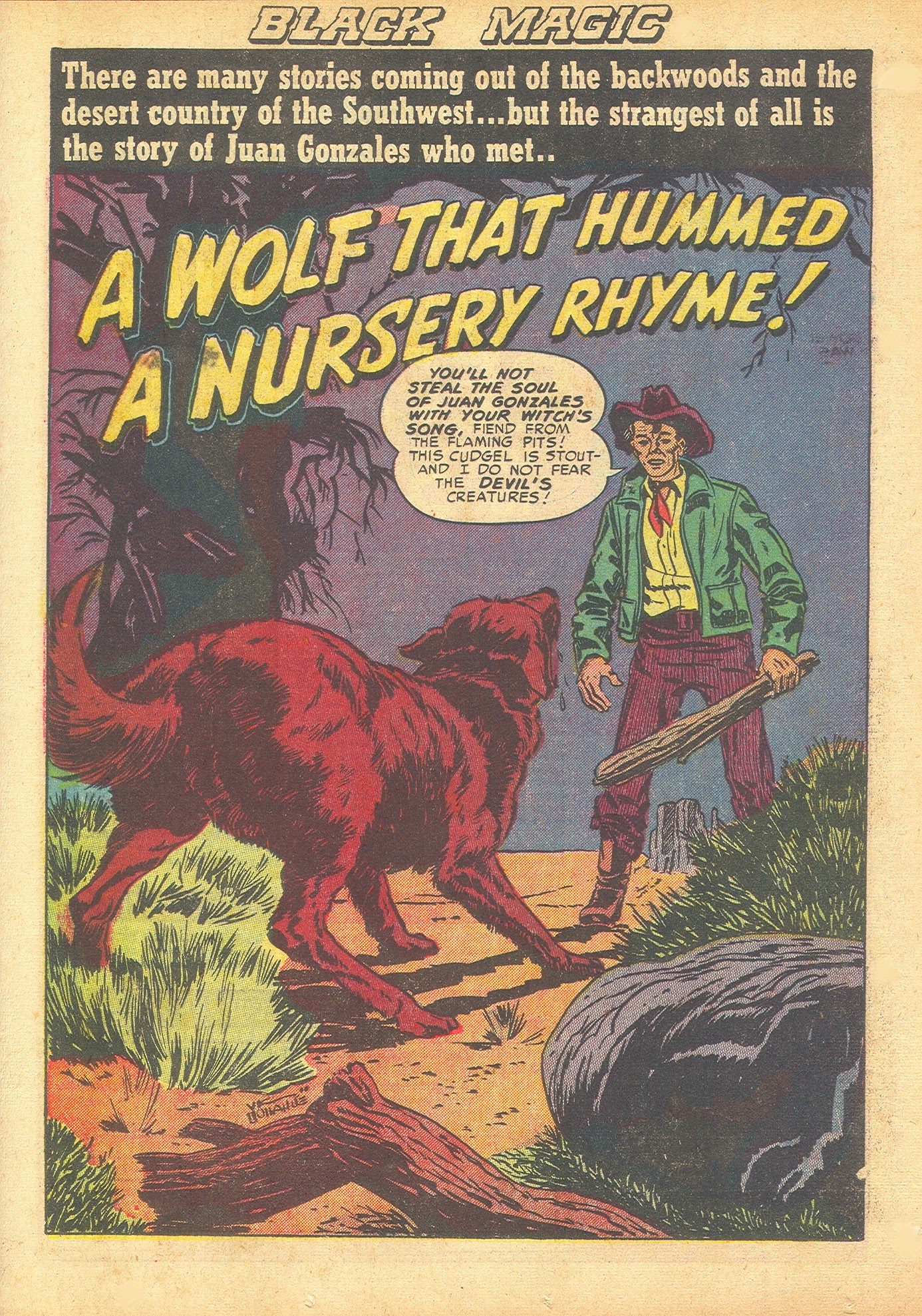 Read online Black Magic (1950) comic -  Issue #6 - 16