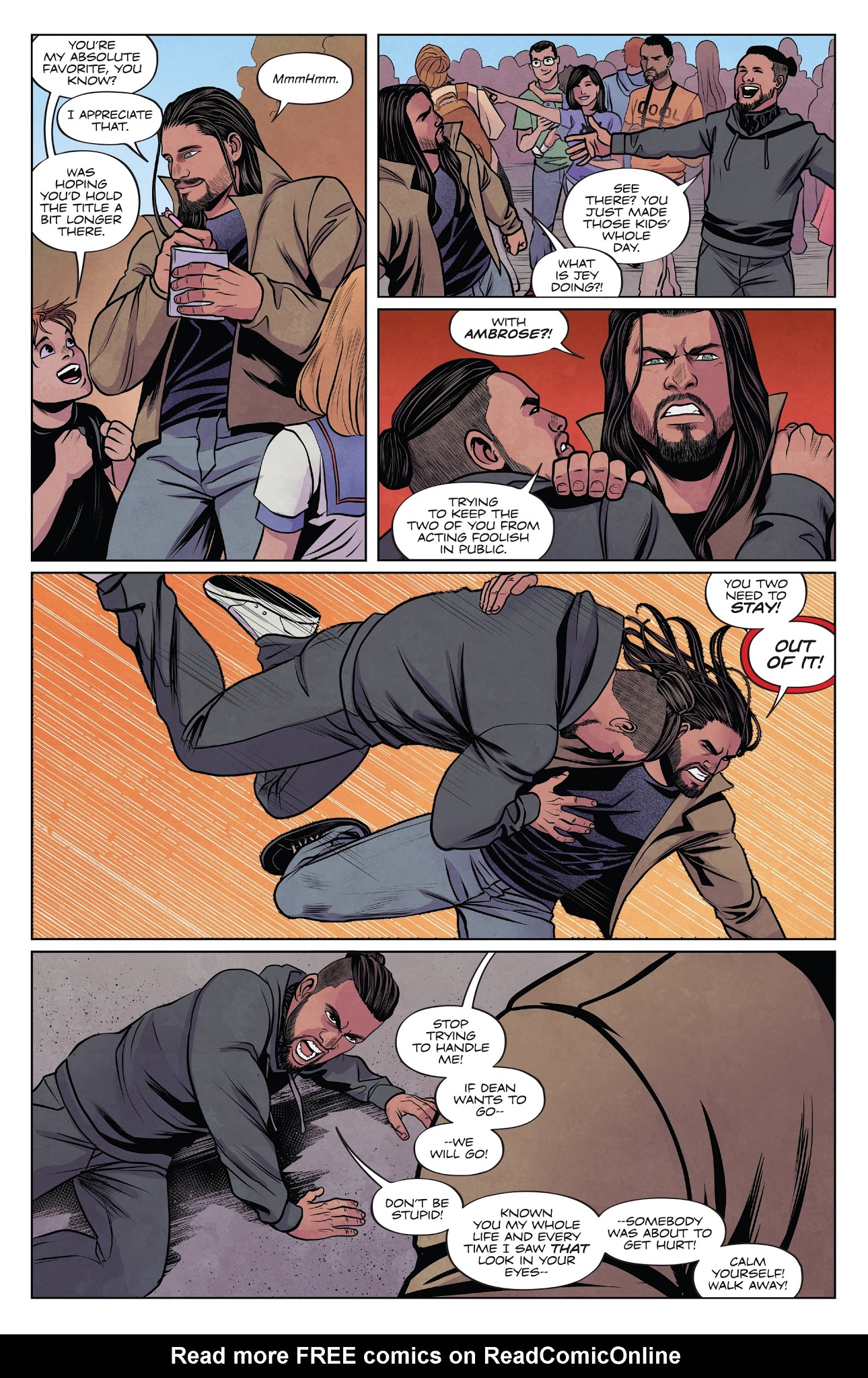 Read online WWE comic -  Issue #10 - 10