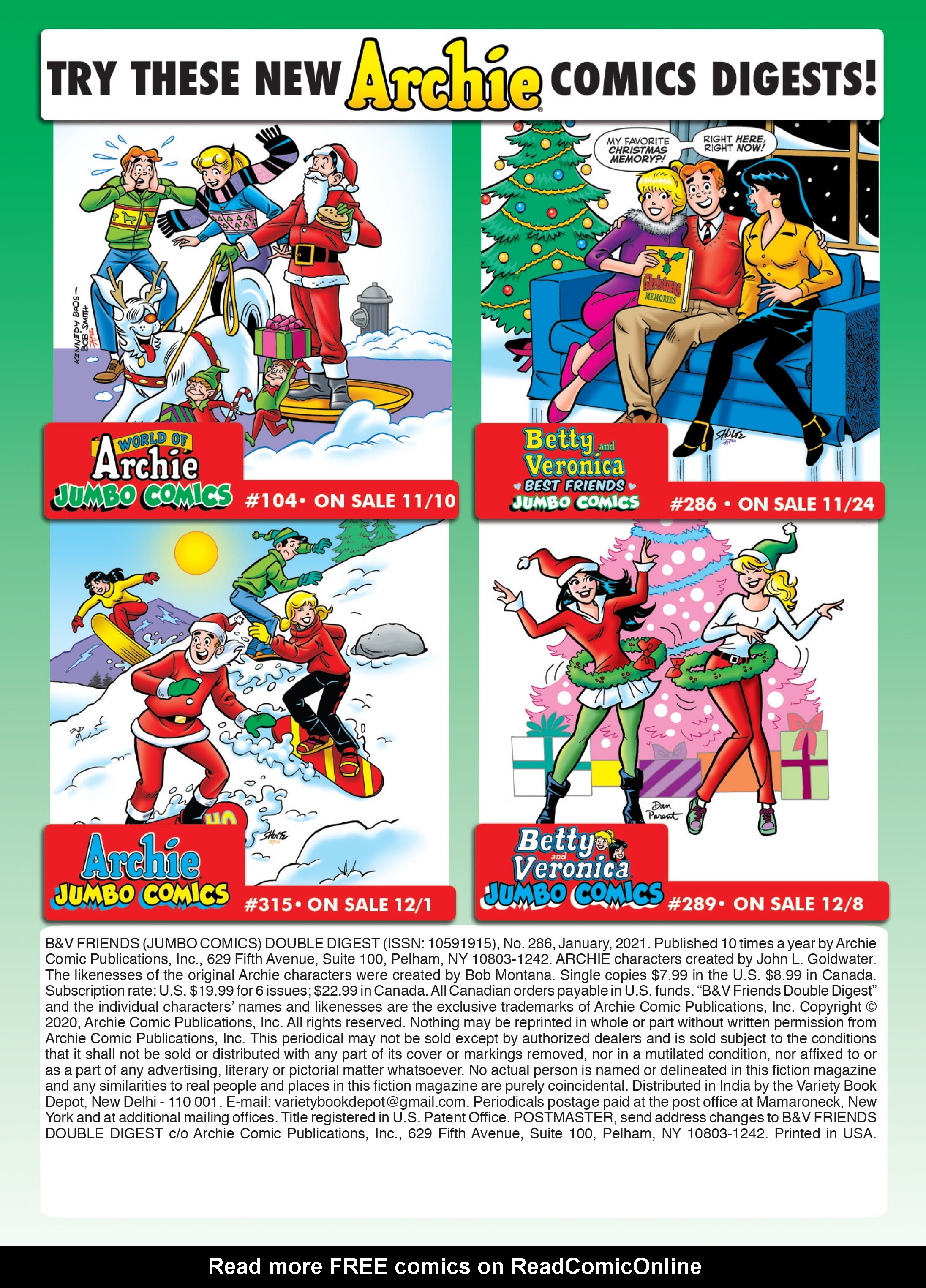 Read online Betty & Veronica Friends Double Digest comic -  Issue #286 - 181