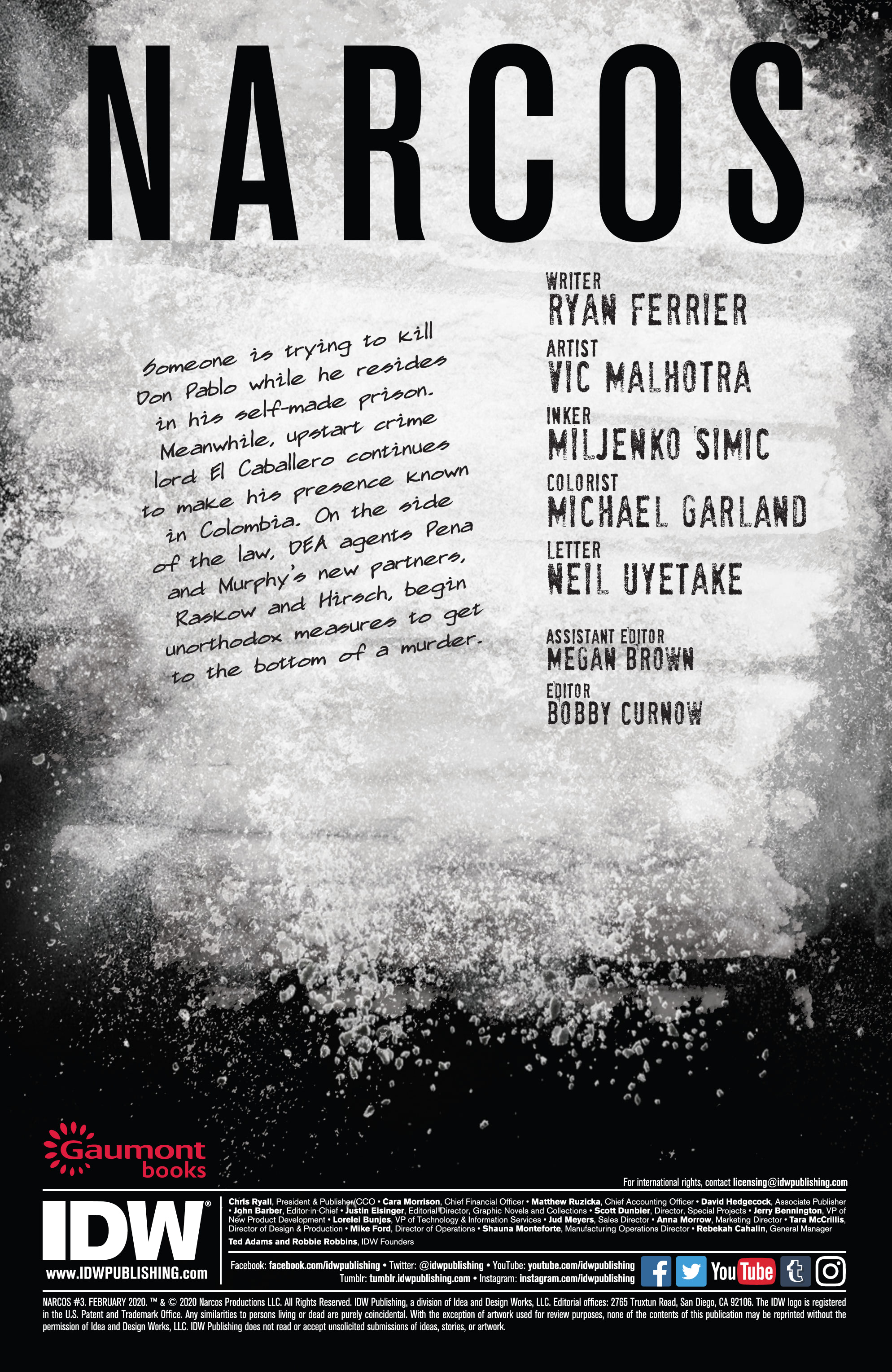 Read online Narcos comic -  Issue #3 - 2