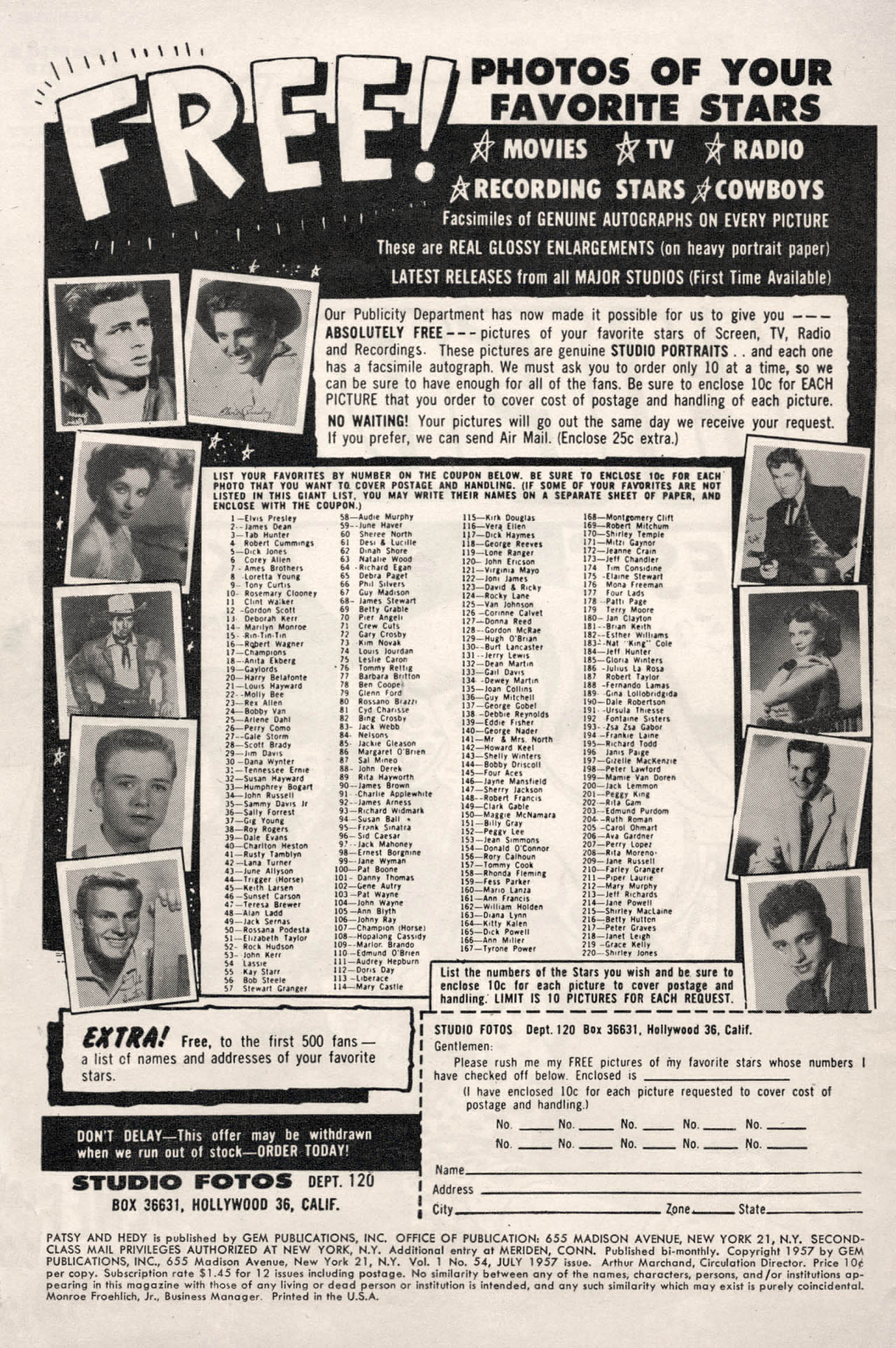 Read online Patsy and Hedy comic -  Issue #54 - 2