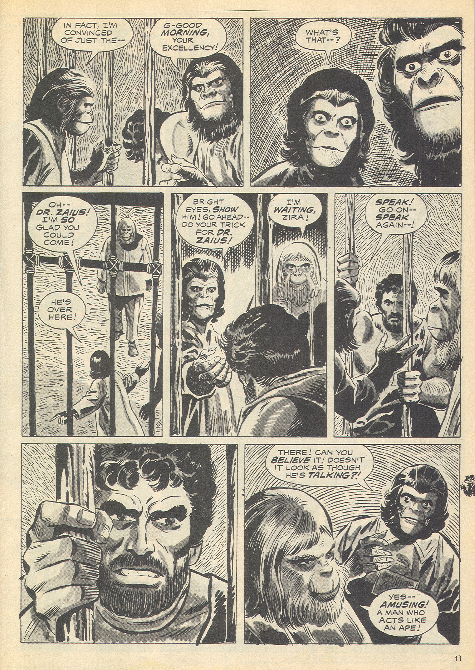 Read online Planet of the Apes (1974) comic -  Issue #2 - 11