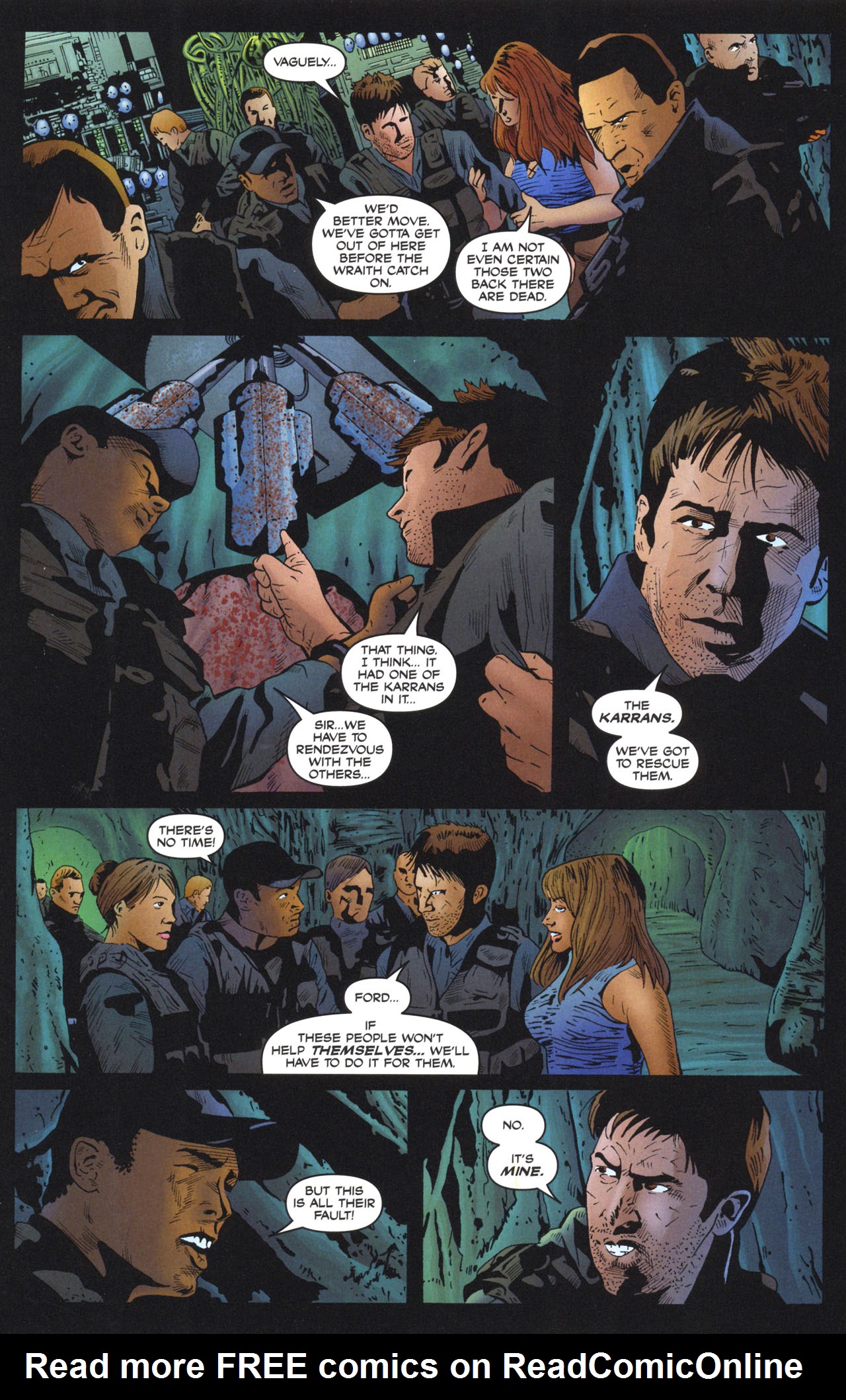 Read online Stargate Atlantis: Wraithfall comic -  Issue #3 - 19