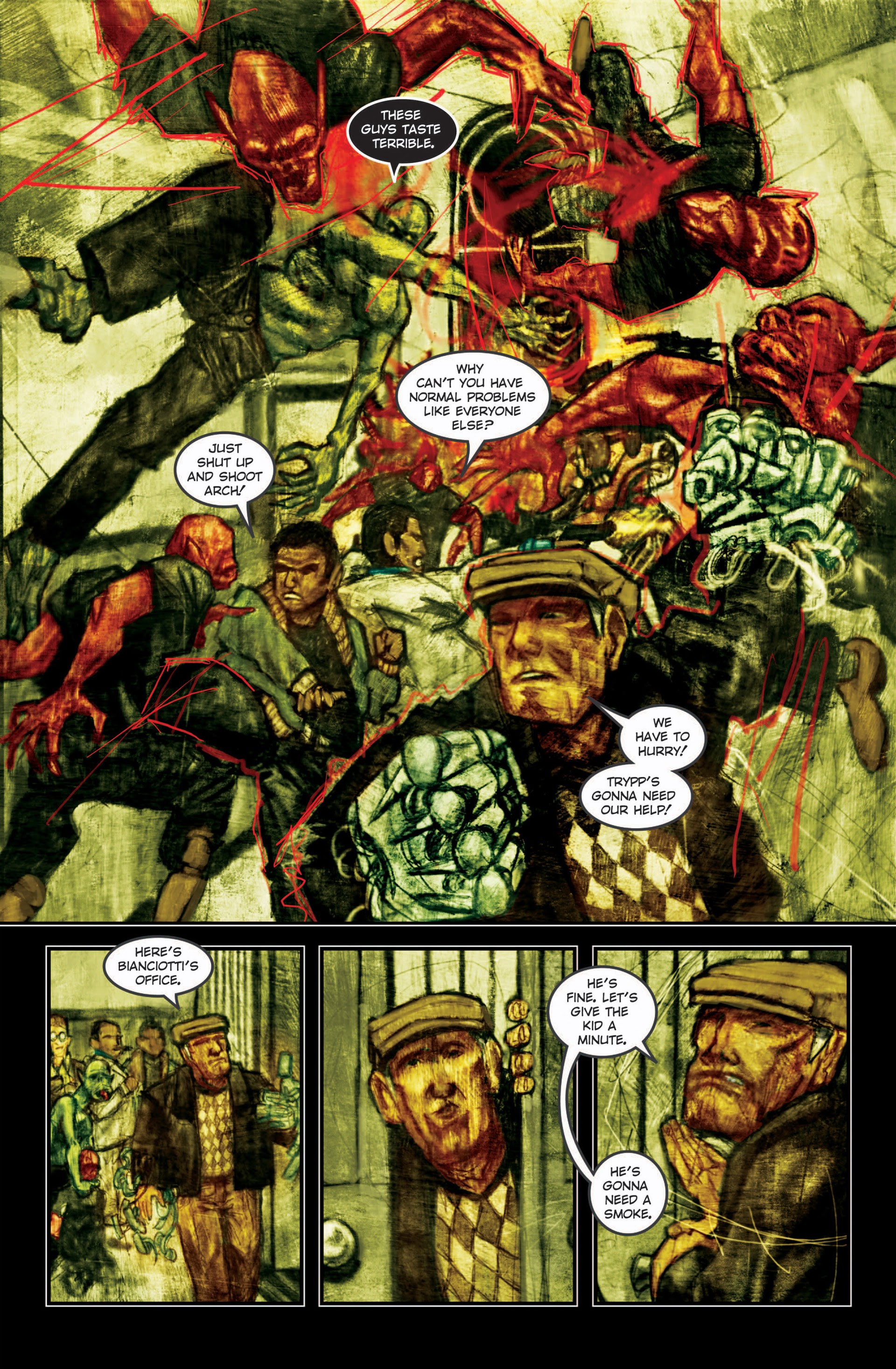 Read online Trenchcoats, Cigarettes and Shotguns comic -  Issue #3 - 23