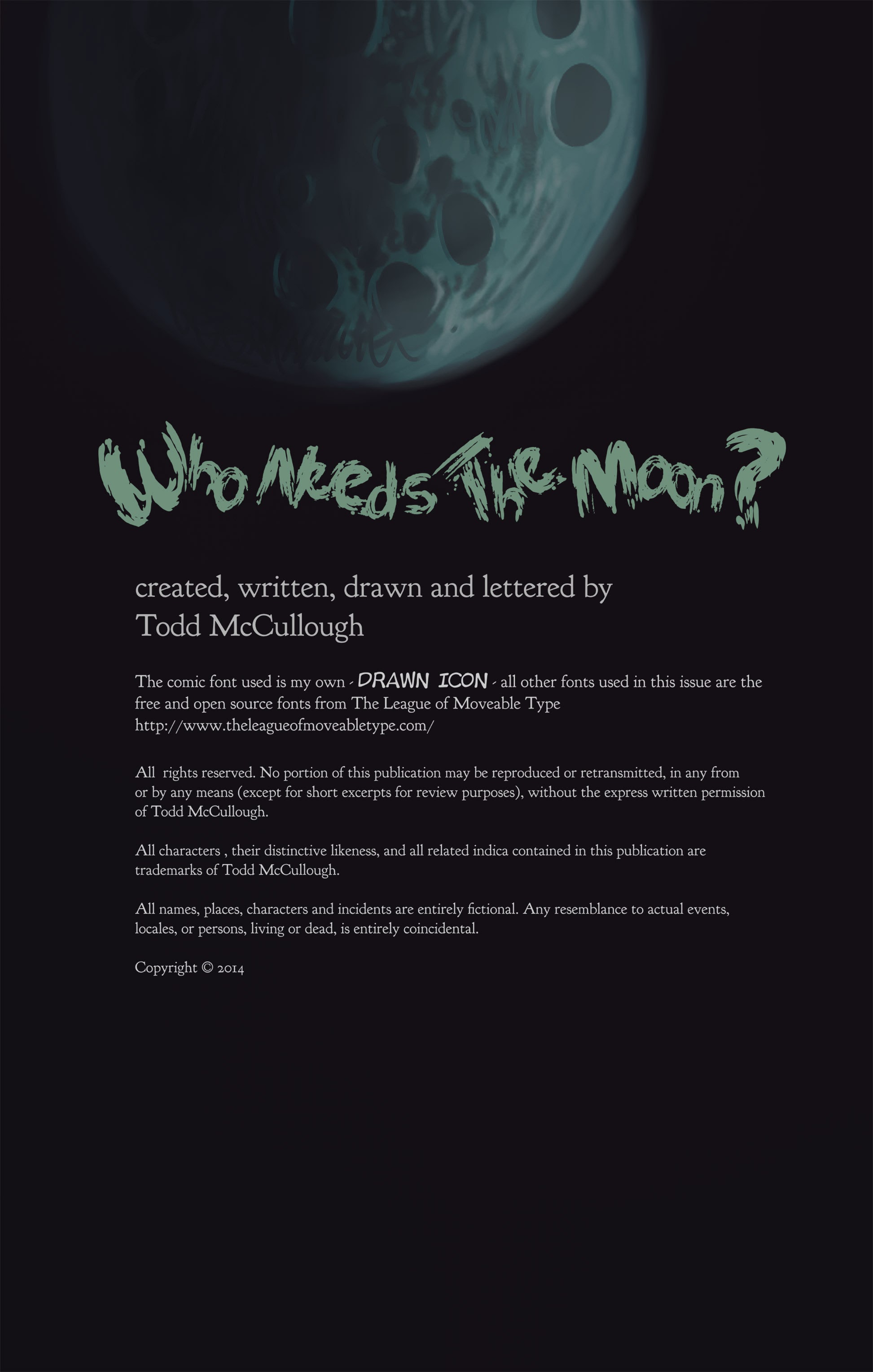 Read online Who Needs the Moon comic -  Issue #6 - 2