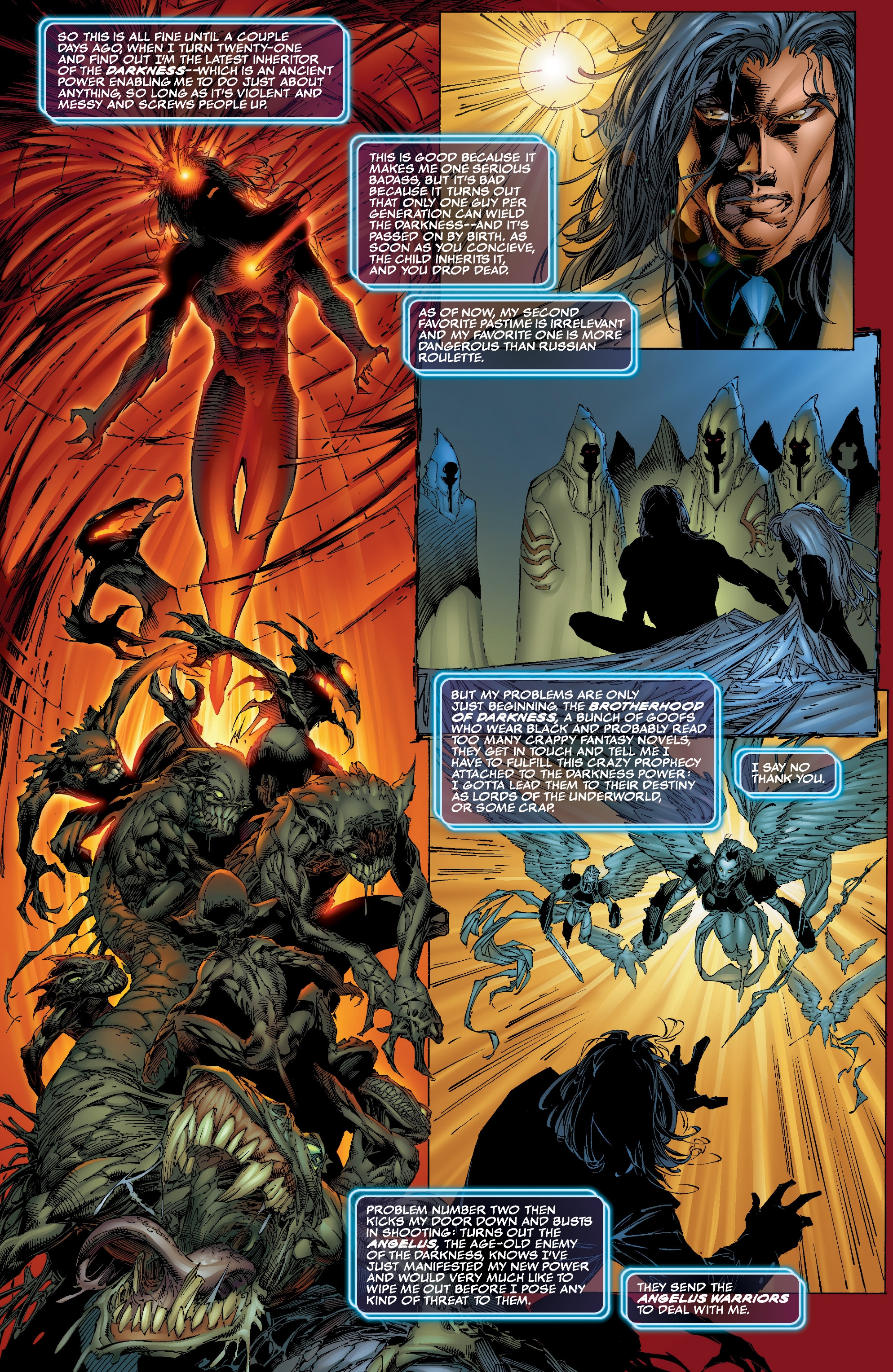 Read online The Darkness: Darkness/Batman & Darkness/Superman 20th Anniversary Collection comic -  Issue # TPB (Part 1) - 84