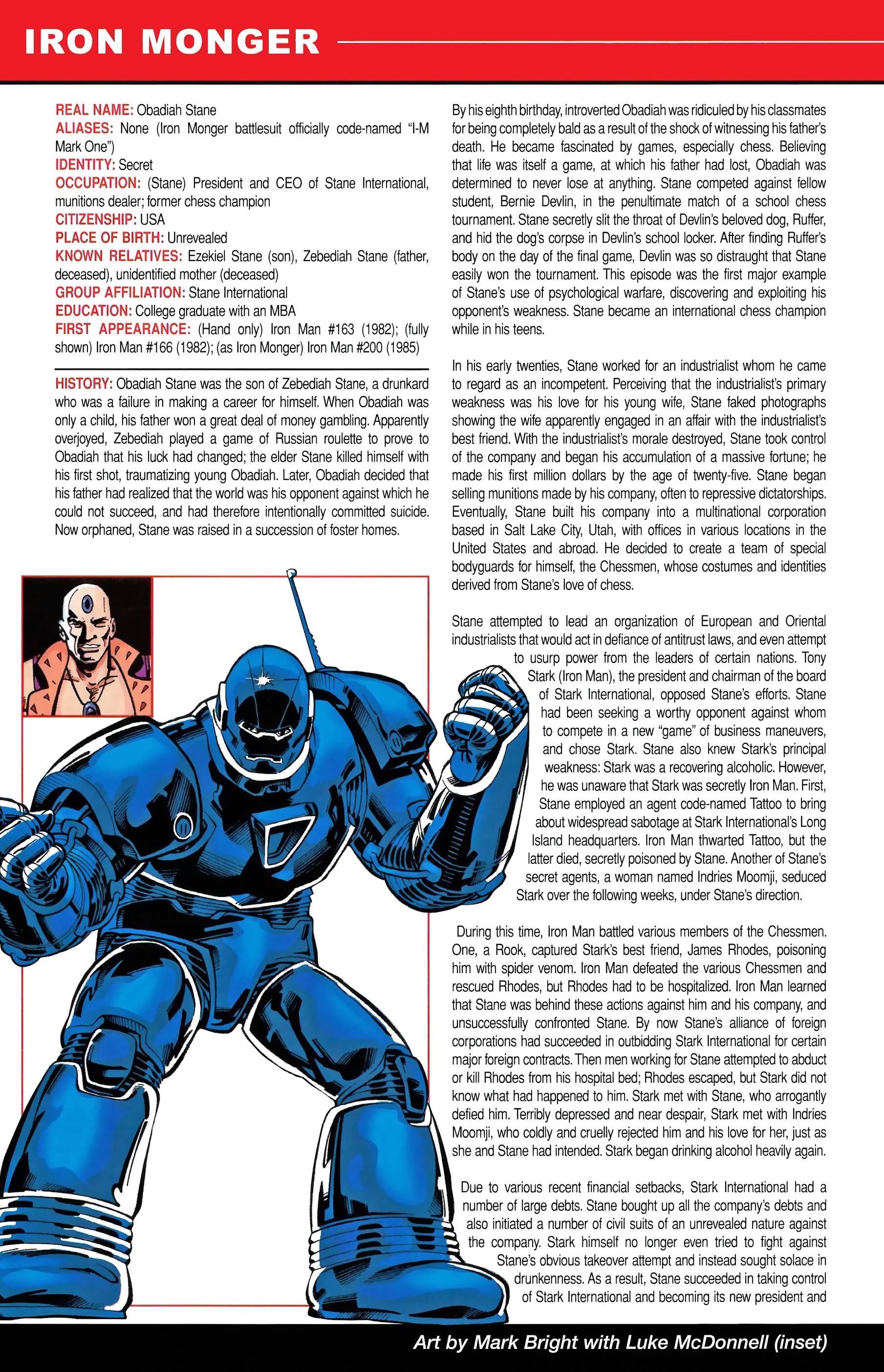 Read online Official Handbook of the Marvel Universe A to Z comic -  Issue # TPB 5 (Part 2) - 122