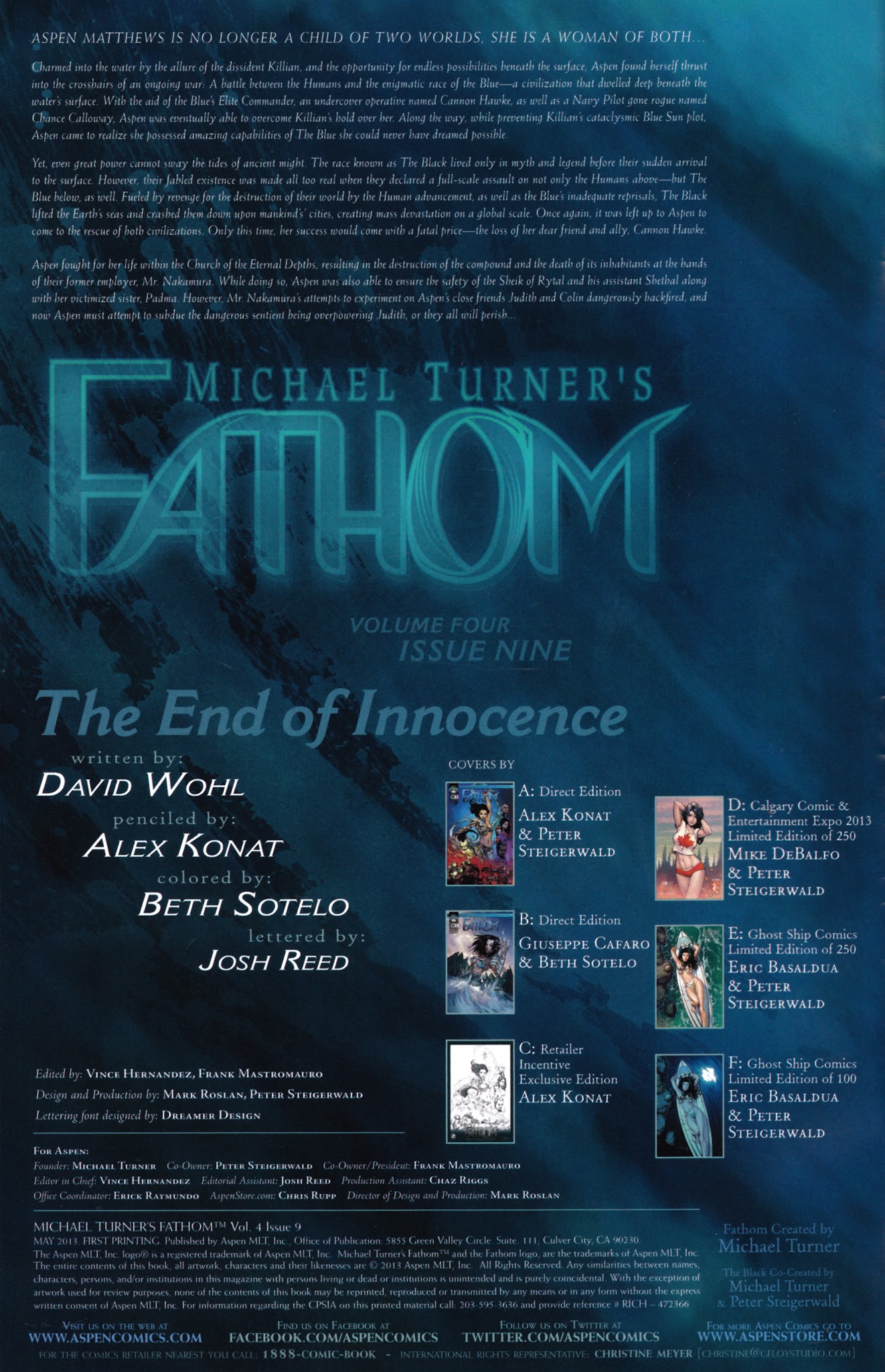 Read online Michael Turner's Fathom comic -  Issue #9 - 2