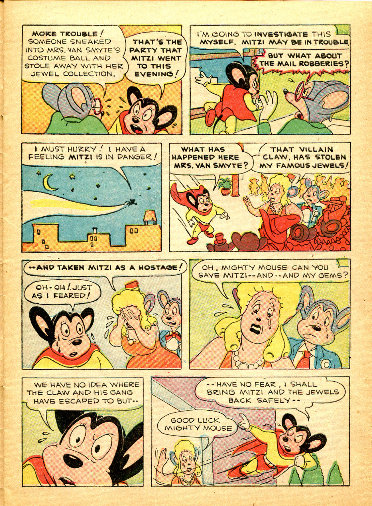 Read online Paul Terry's Mighty Mouse Comics comic -  Issue #63 - 7