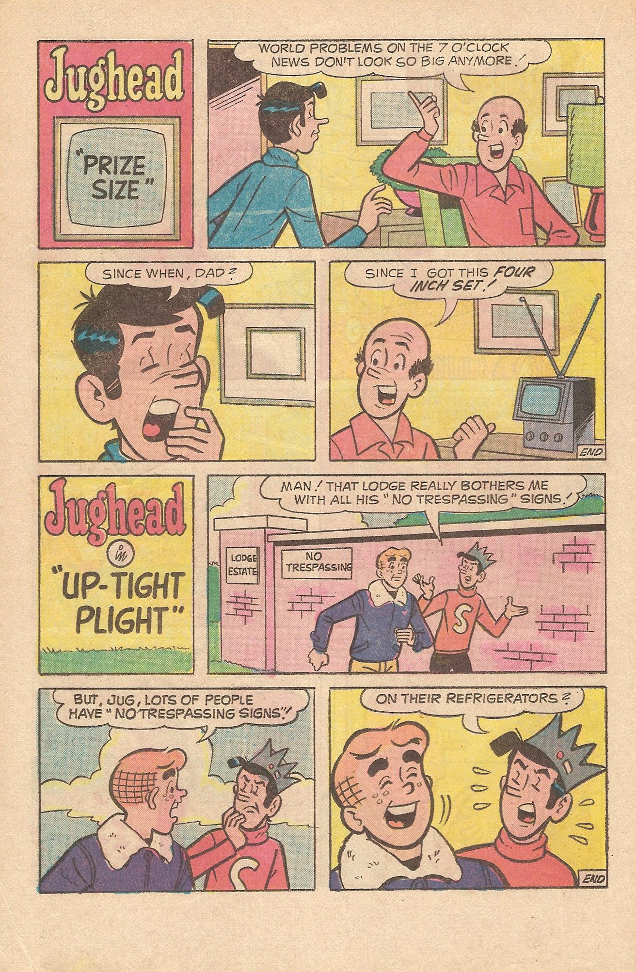 Read online Jughead's Jokes comic -  Issue #48 - 16
