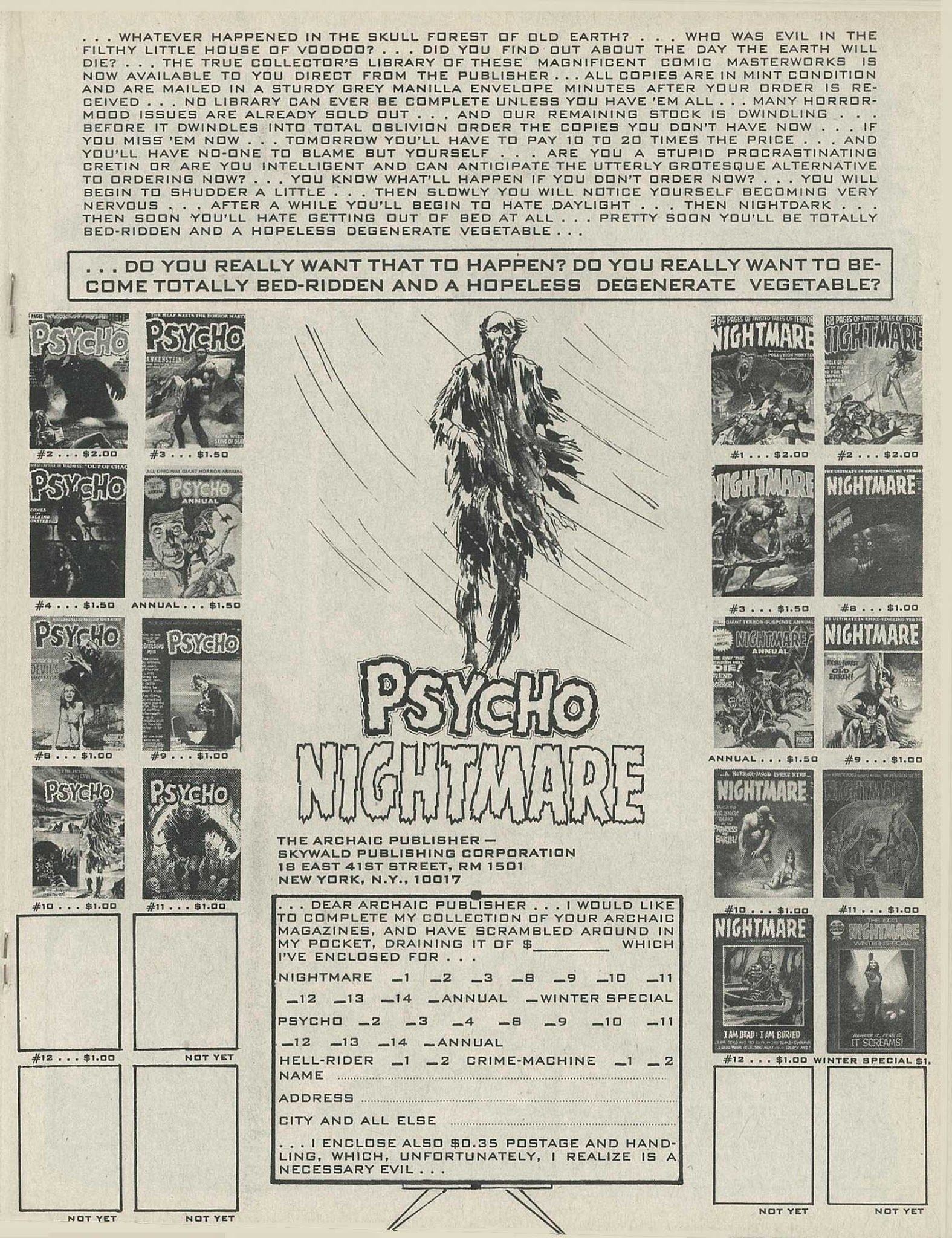 Read online Psycho comic -  Issue #12 - 28