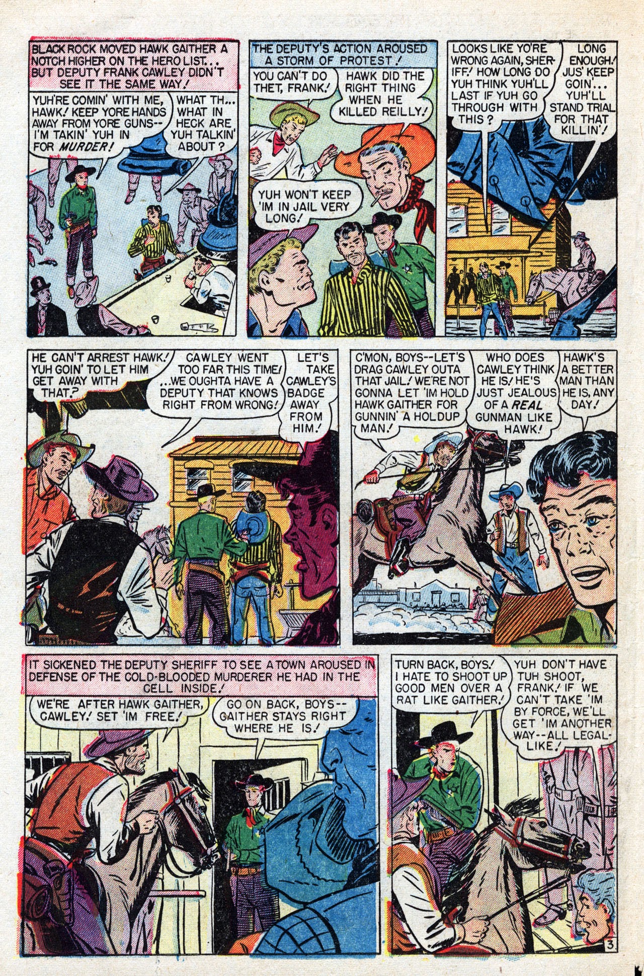 Read online Western Thrillers (1954) comic -  Issue #3 - 26