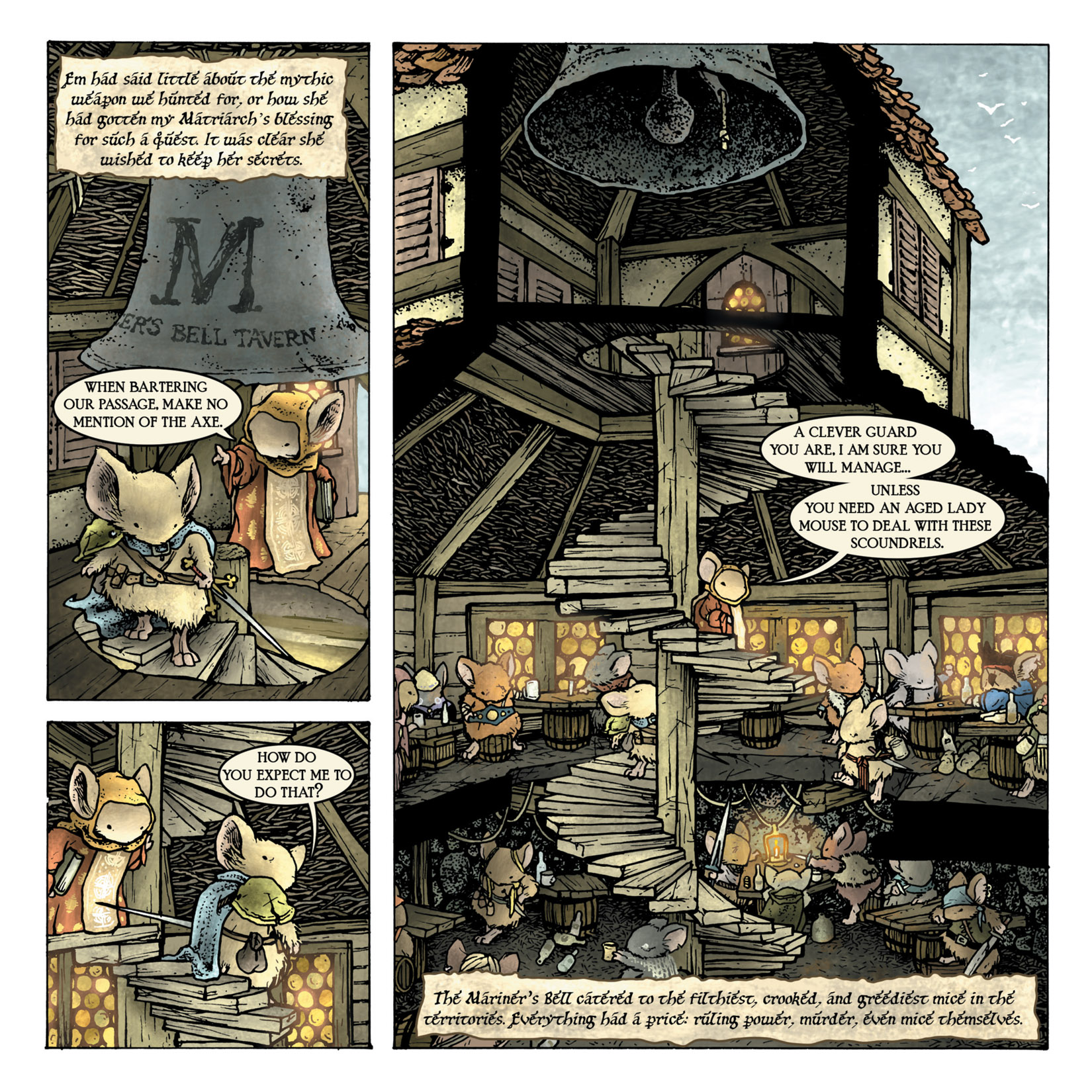 Read online Mouse Guard: The Black Axe comic -  Issue #2 - 5