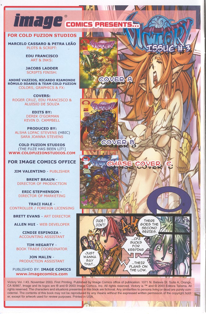 Read online Victory (2003) comic -  Issue #3 - 2